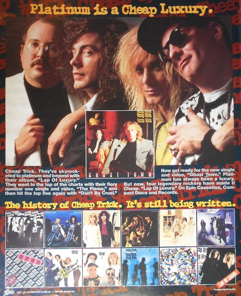 CHEAP TRICK THE HISTORY OF, TIDNINGSANNONS 1988 (325292500) ᐈ Köp på Tradera