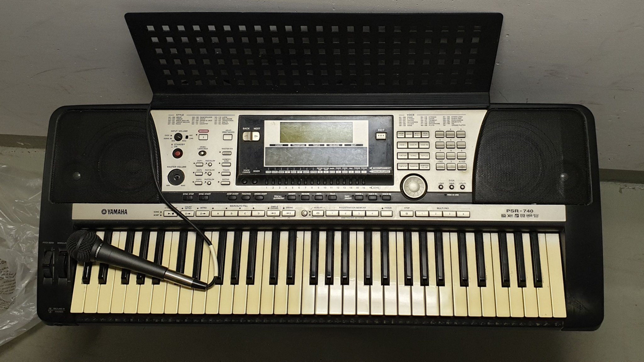 Synth Yamaha PSR 740. (340179630) ᐈ Köp på Tradera