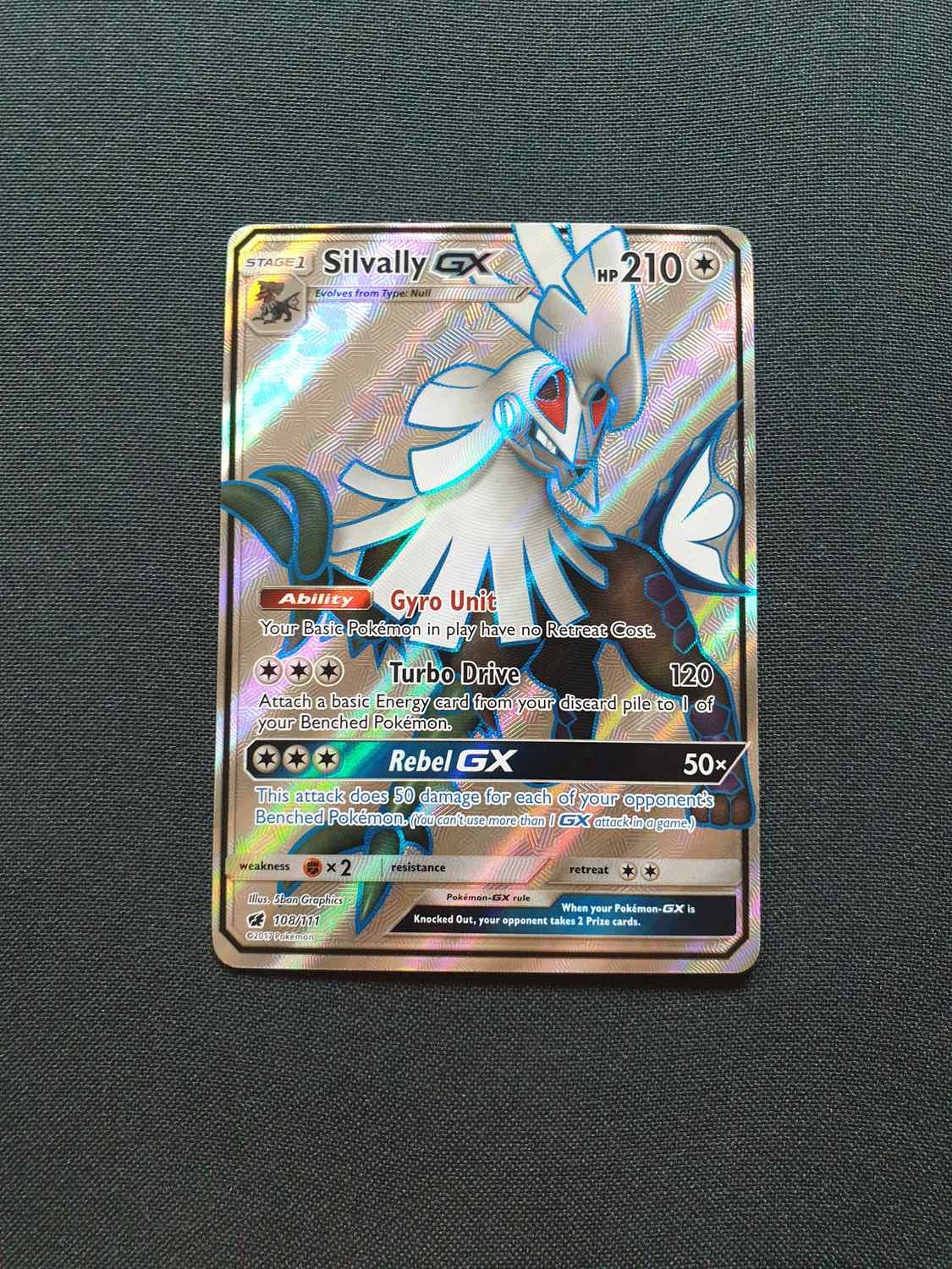 Silvally GX 108/111 Full Art Ultra Rare Sun.. Köp på Tradera
