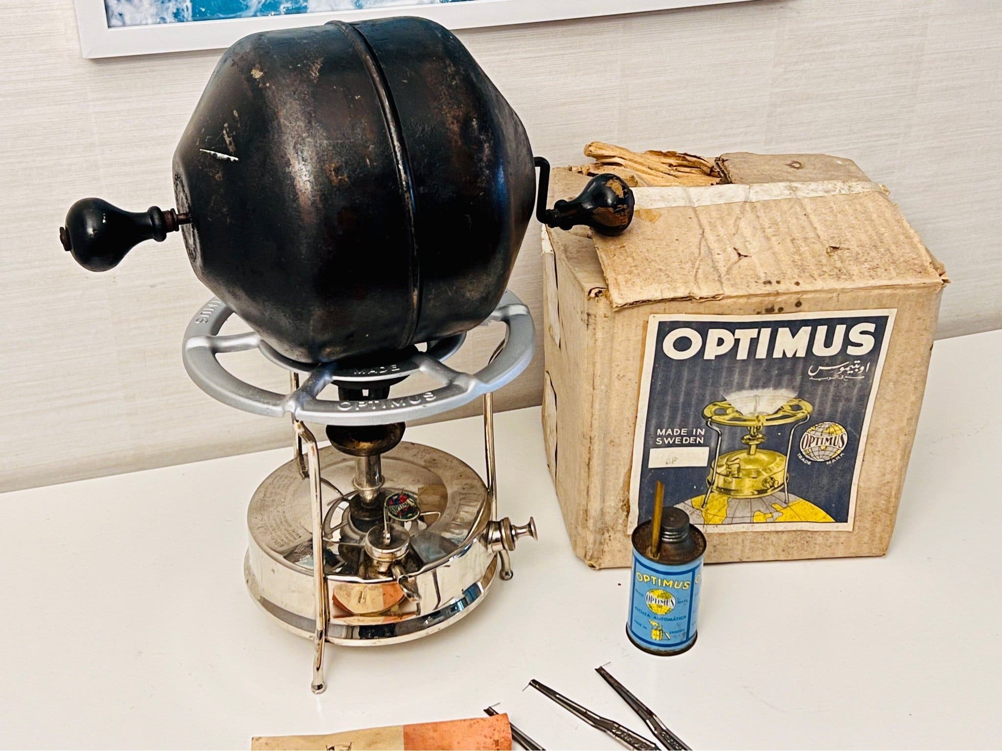 ORIGINAL Ersatz-Aufkleber Für OPTIMUS Ofen 111 / PRIMUS Benzinofen