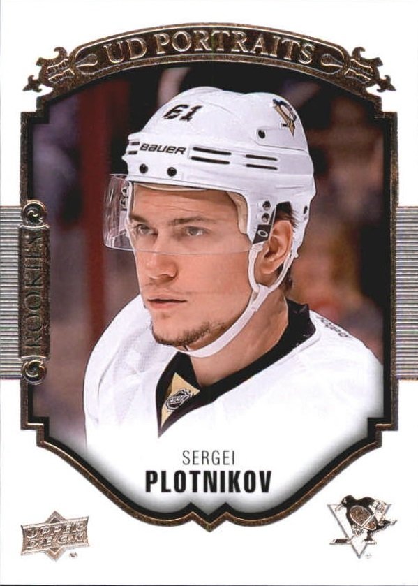 2015-16 Upper Deck UD Portraits #P74 Sergei Plotnikov (10-200x5-PENGUINS)