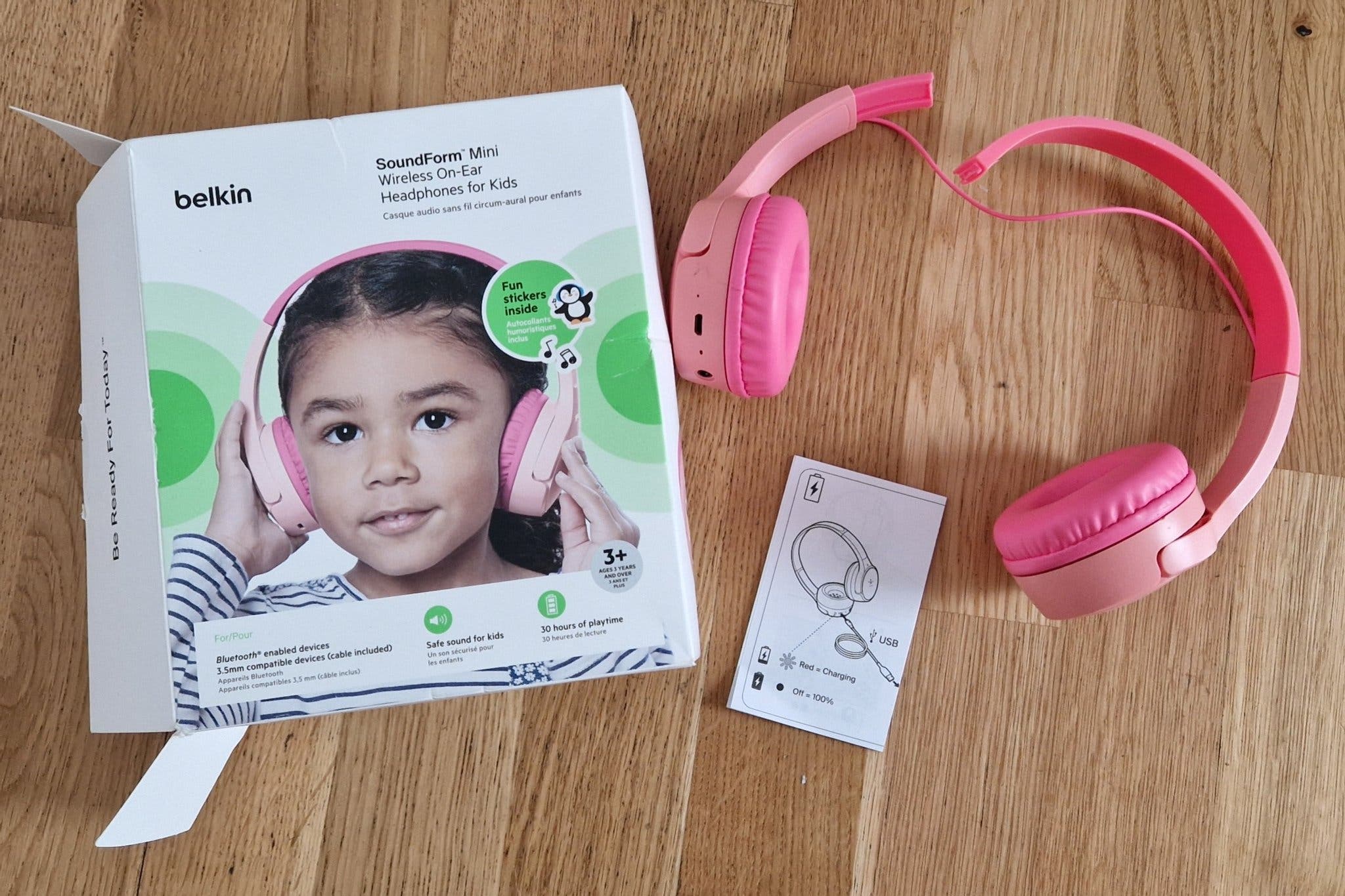 Belkin SoundForm Mini wireless on-ear headphones for children