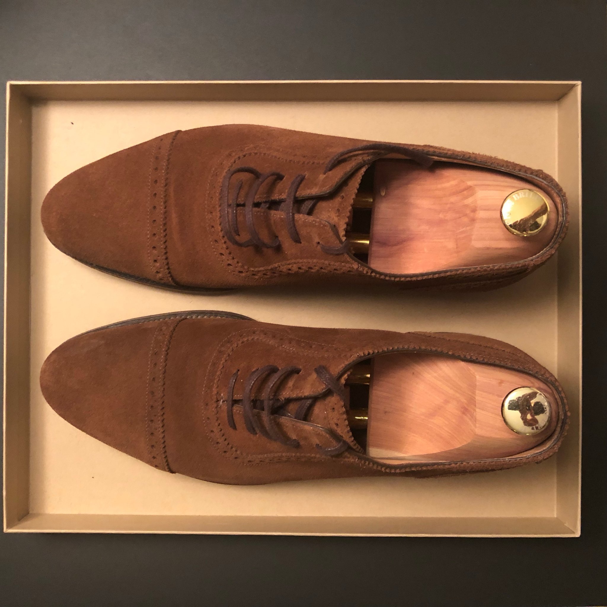 loake trinity suede