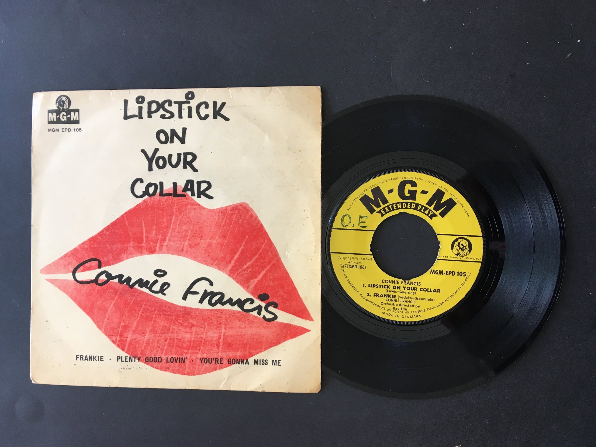 Connie Francis Lipstick On Your Collar