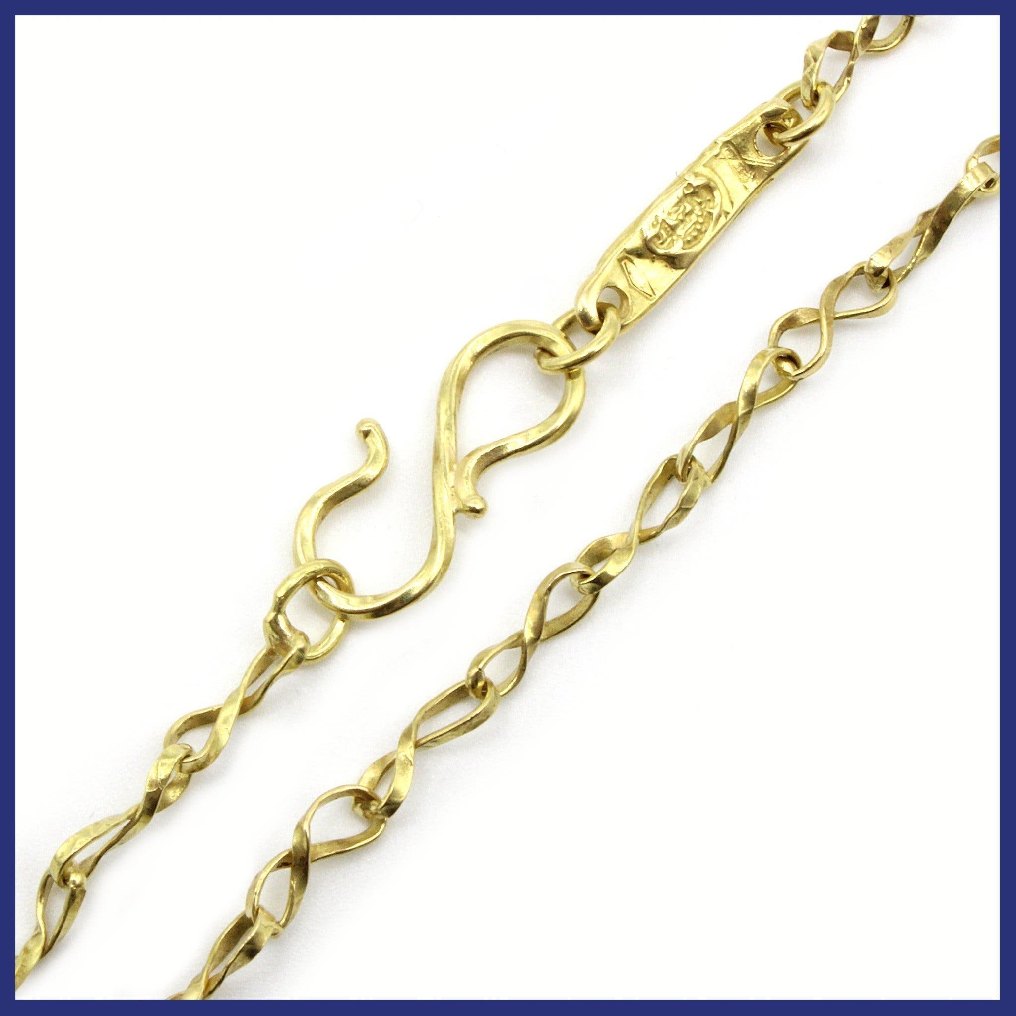 Halsband, 18K guld (vikt 7,83g, längd 43,7cm)