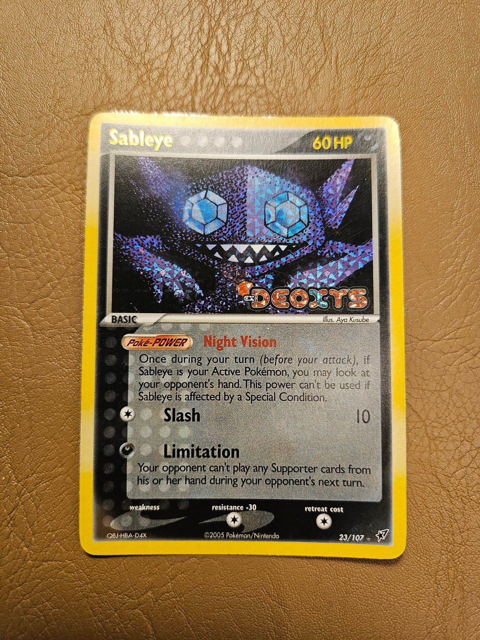 Sableye [Reverse Holo] #23 Pokemon Deoxys | Köp på Tradera (716053646)