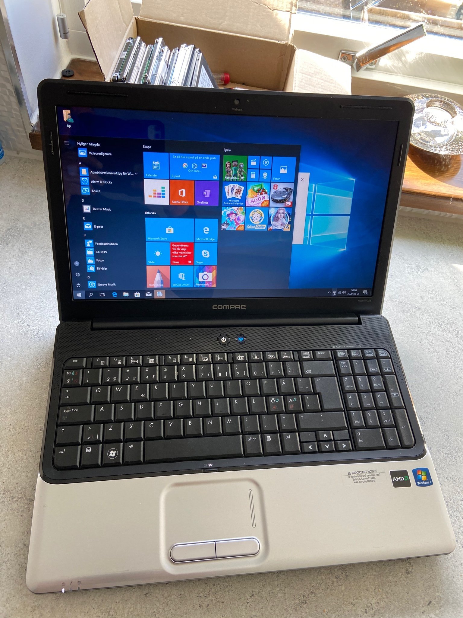 Hp compaq CQ61 (392234433) ᐈ Köp på Tradera