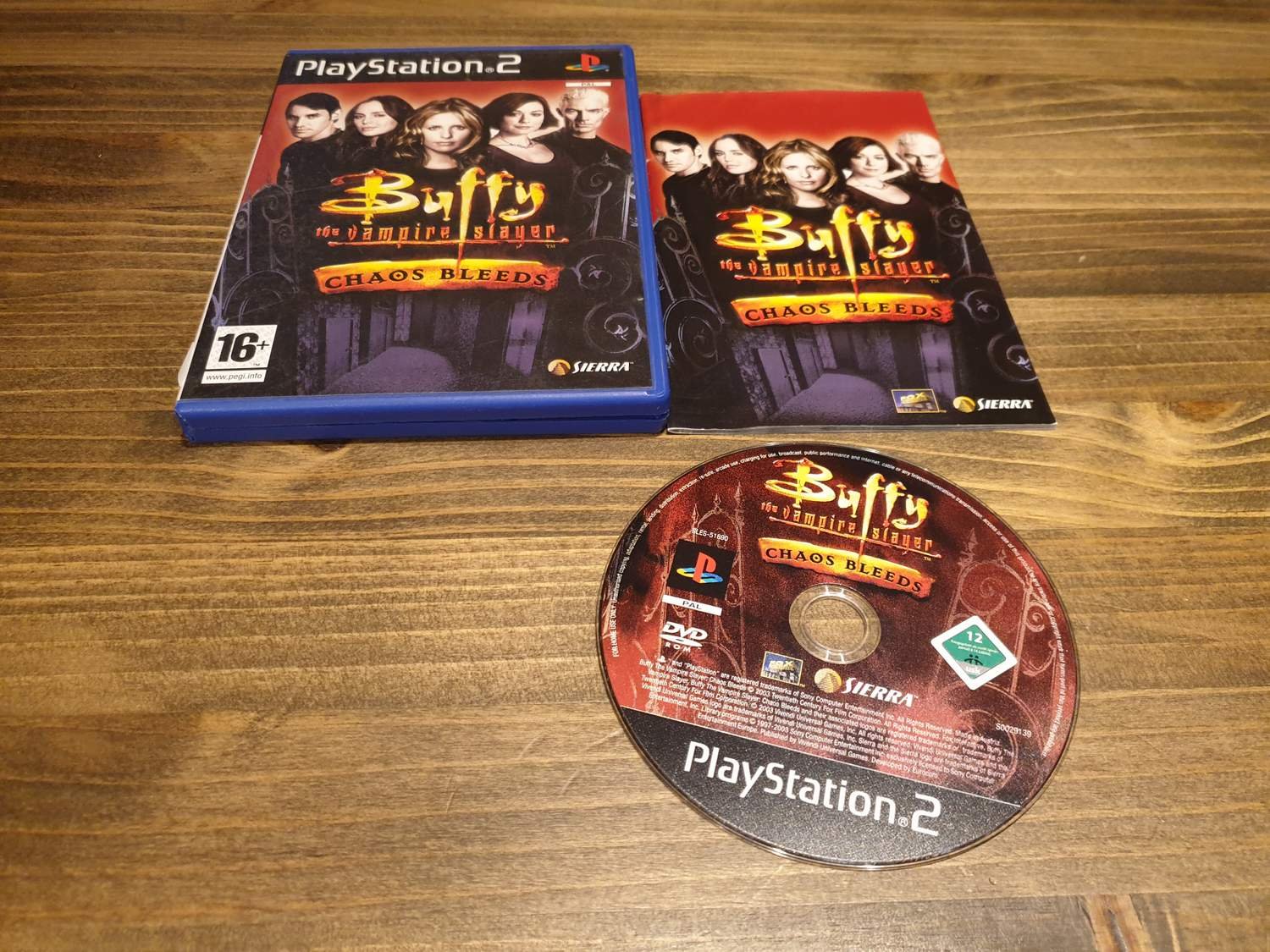 BUFFY THE VAMPIRE SLAYER CHAOS BLEEDS PS2 BEG (423673882) ᐈ Köp på Tradera