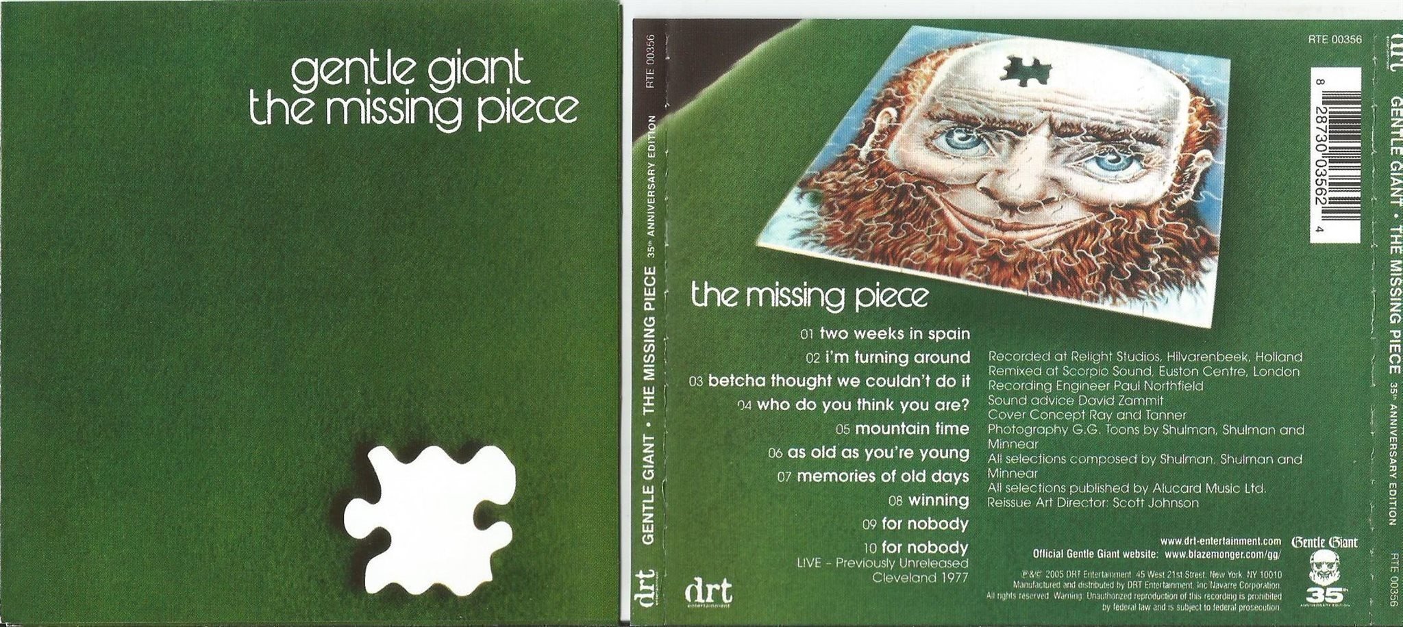 GENTLE GIANT The Missing Piece with live bonu.. (468493201) Köp på