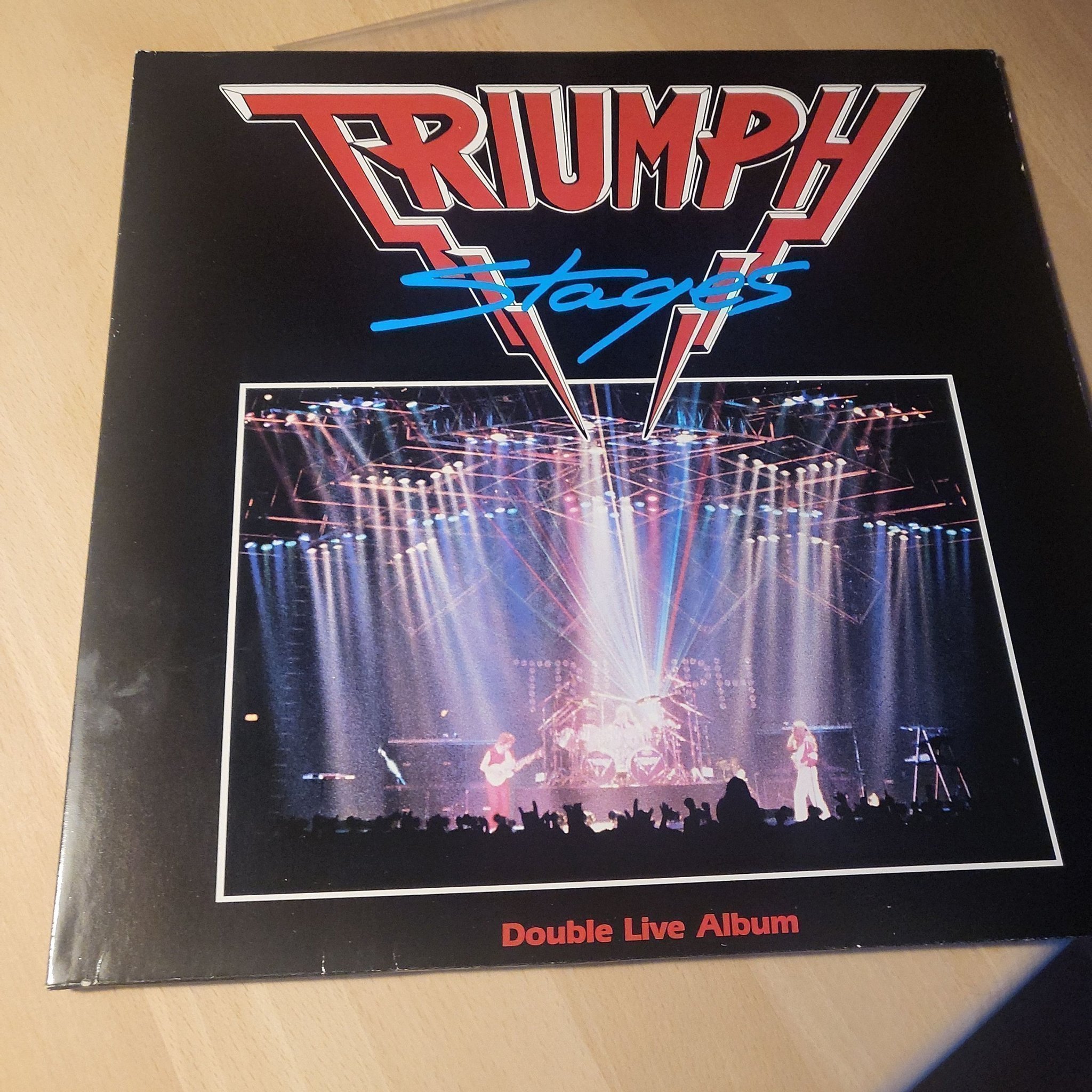 Original LP. Triumph. Stages. Double Live Album.. Köp på Tradera