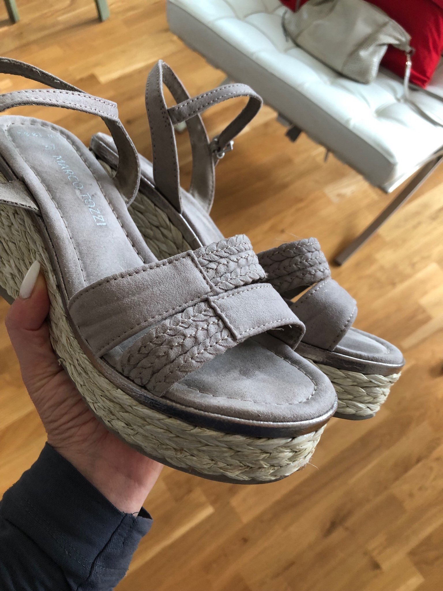 Marco Tozzi Sandaler, Beige, Storlek 37