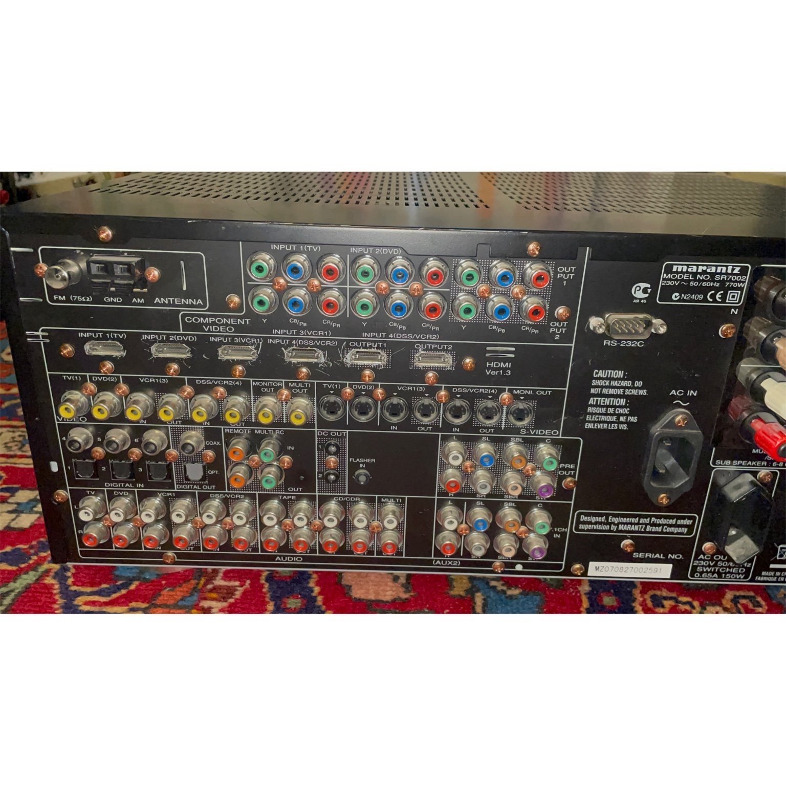 Marantz SR7002 AV Surround Receiver (200709) Köp på Tradera (612306276)