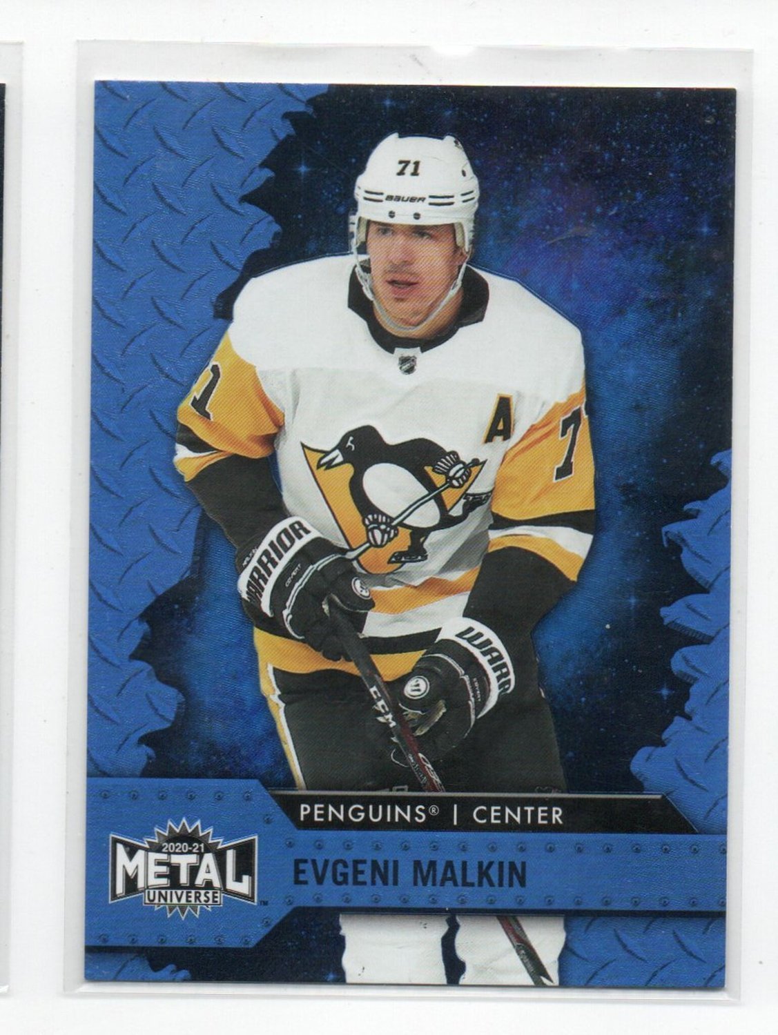 2020-21 Metal Universe Blue Spectrum #71 Evgeni Malkin (20-X333-PENGUINS)