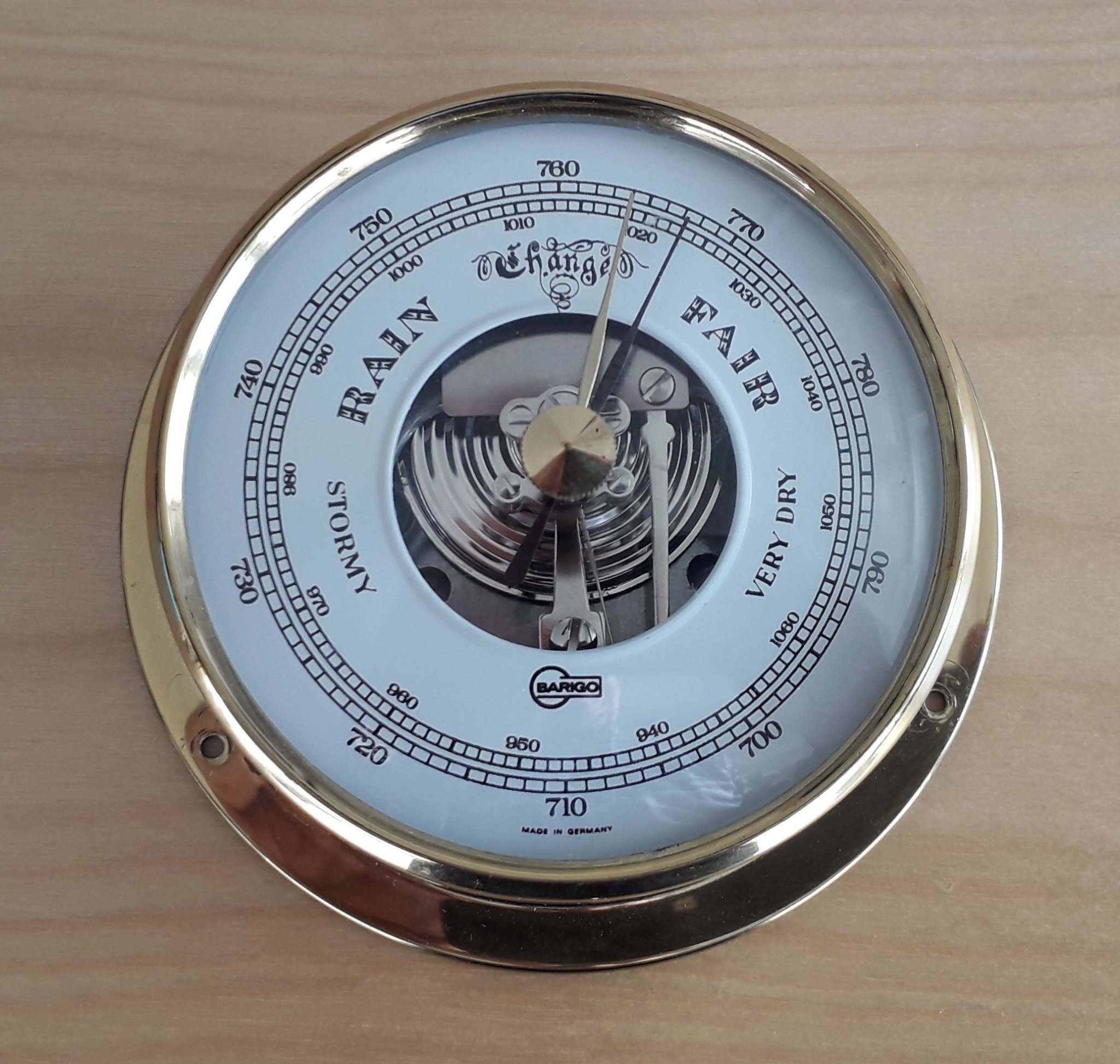 Barometer BARIGO Mässing (396066515) ᐈ Köp på Tradera