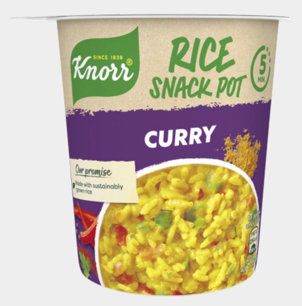 Frystorkad mat, KNORR SNACK POT Ris & Curry. Hi.. Köp på Tradera