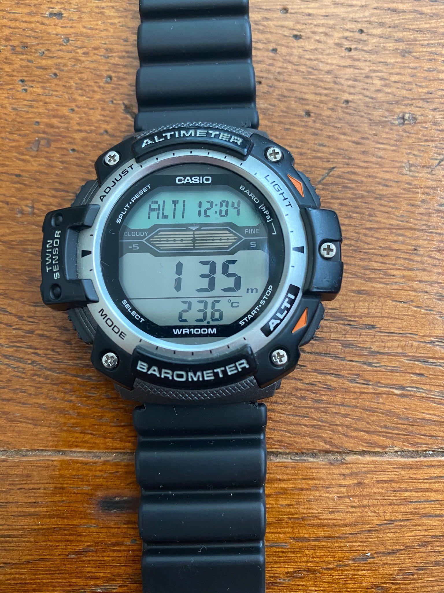casio temperature sensor