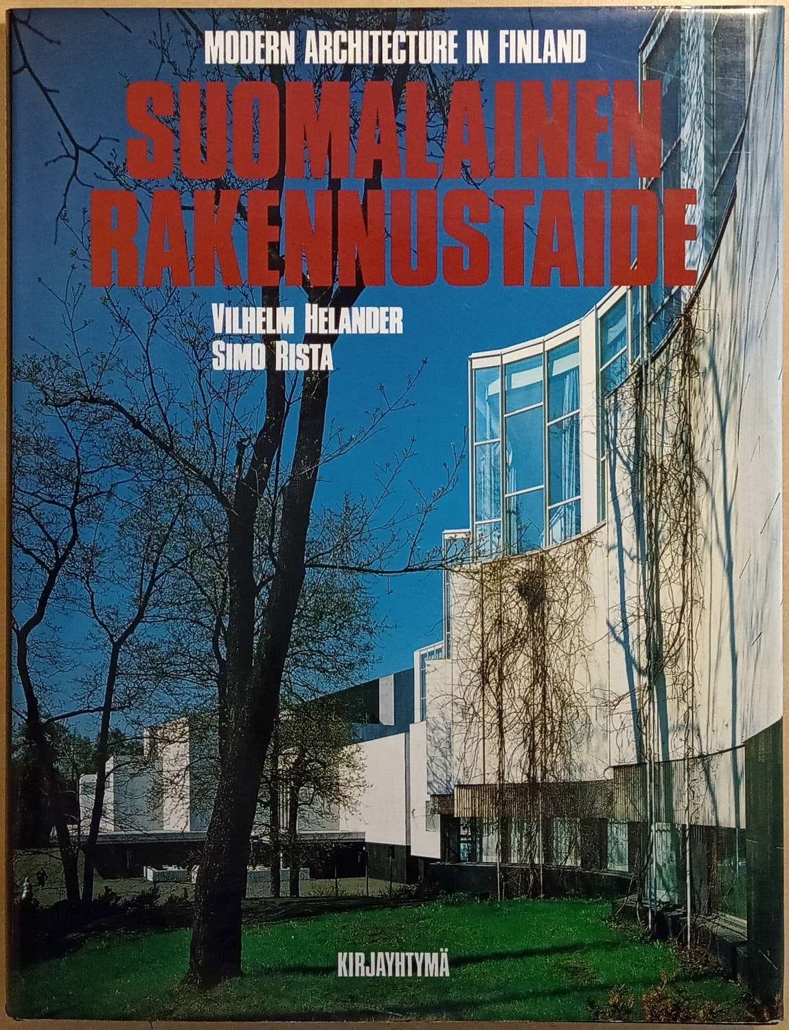 Vilhelm Helanderin kirja suomalaisesta modernista arkkitehtuurista