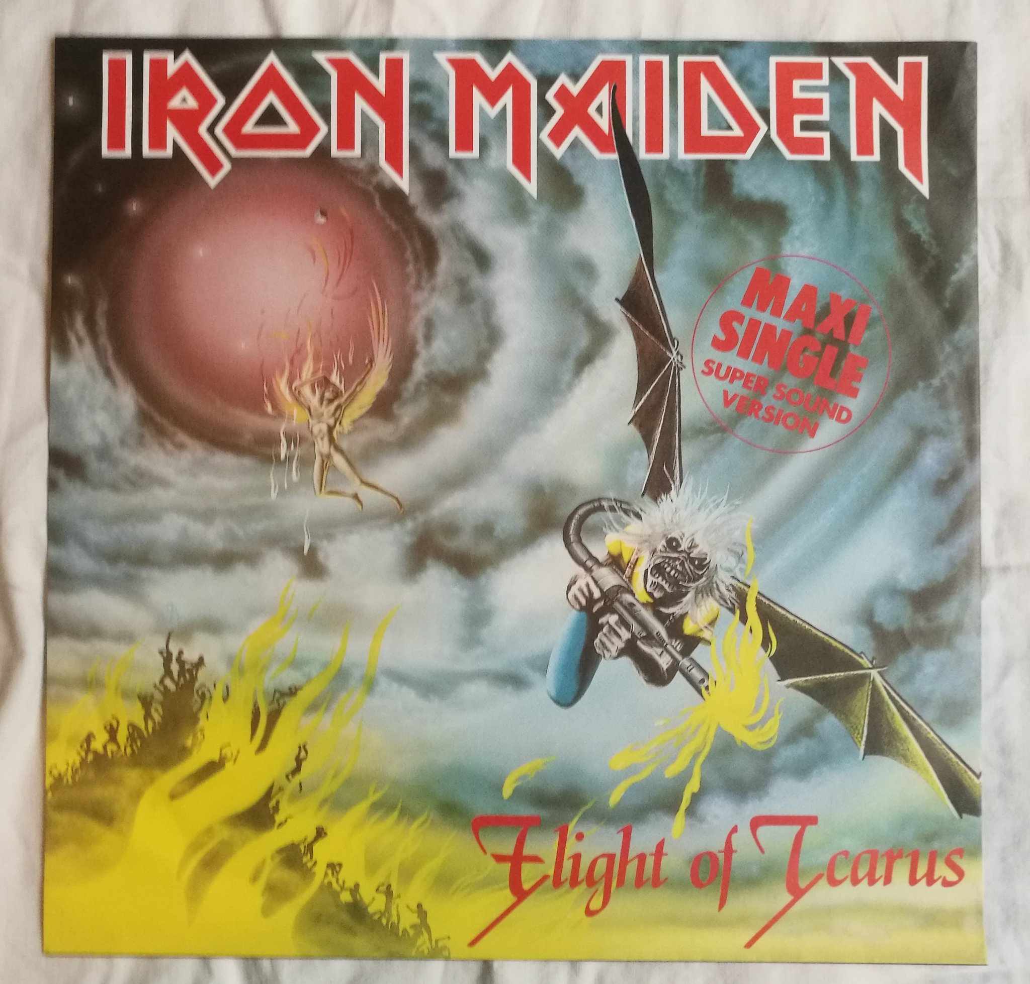 Iron Maiden "Flight of Icarus" 12", Ger (405049303) ᐈ Köp på Tradera