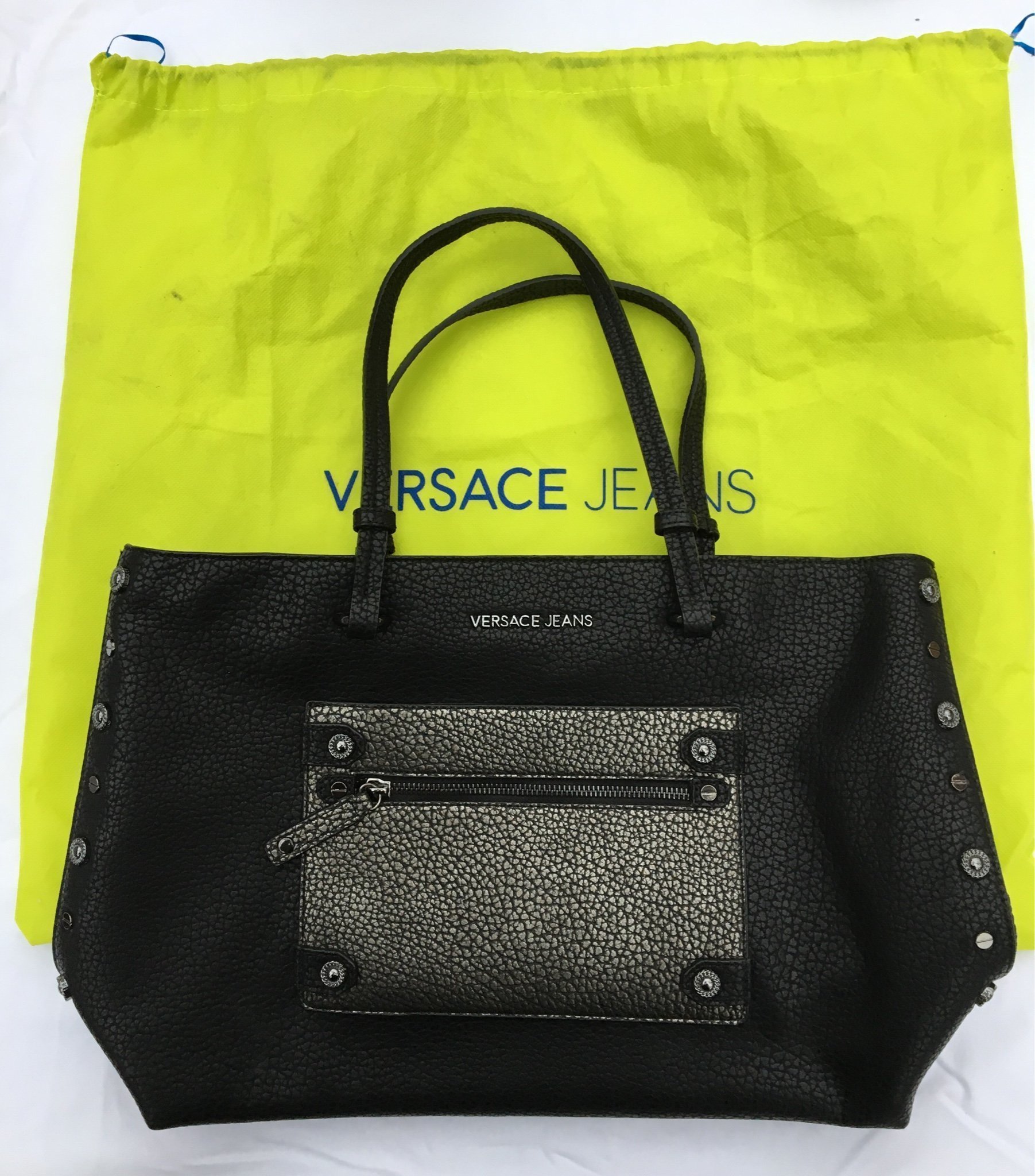 HELT NY!!! VERSACE JEANS TOTE BAG (376094929) ᐈ Köp på Tradera