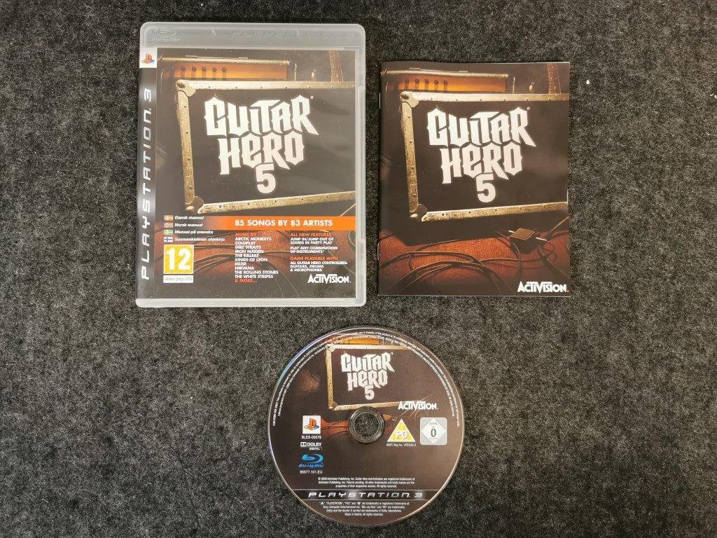 Guitar Hero 5 PAL PS3 Playstation 3.. (408416722) ᐈ NiotekStore på Tradera