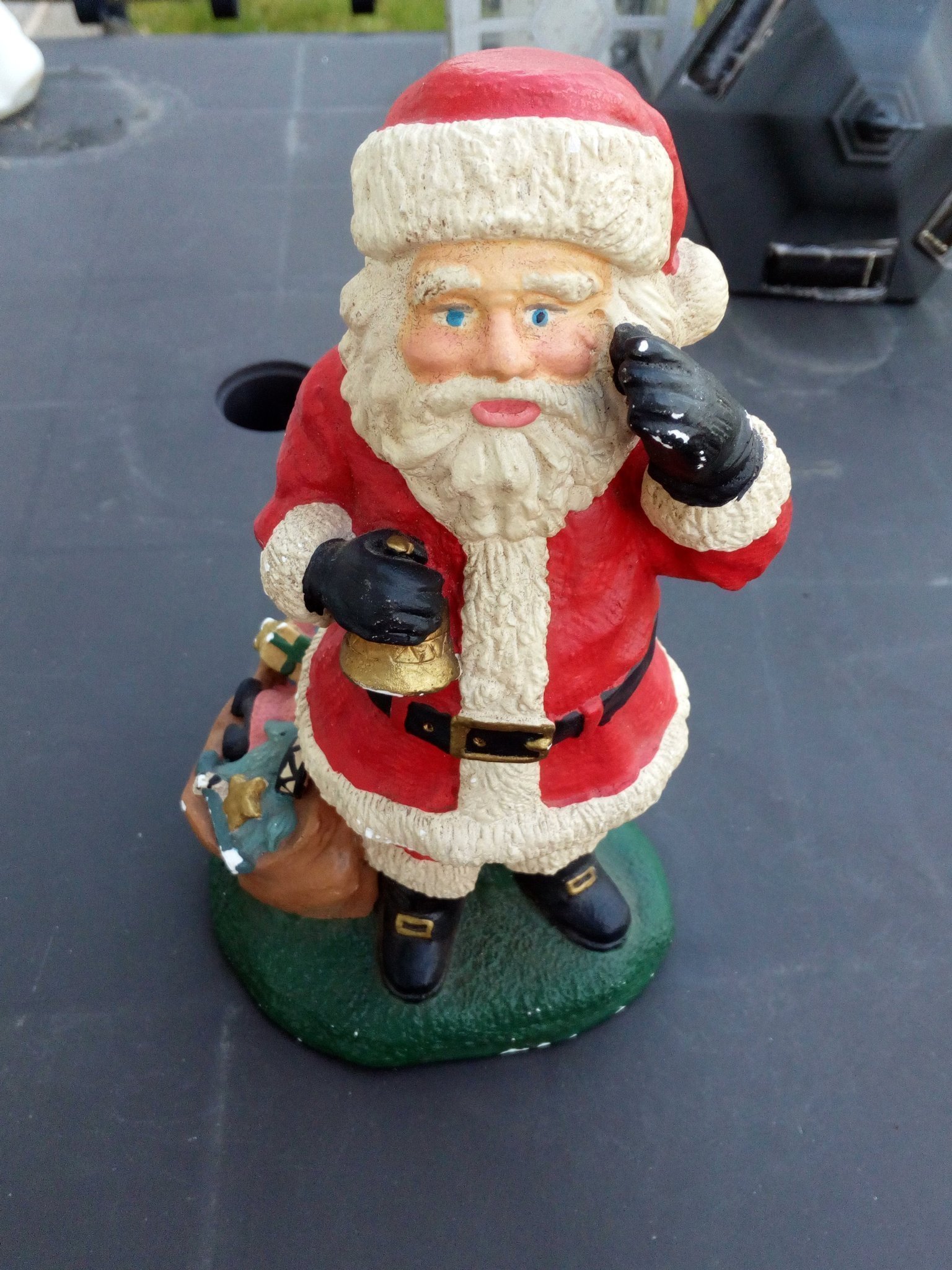 Mysig stor figurin jultomte jul tomte nisse tom.. Köp på Tradera
