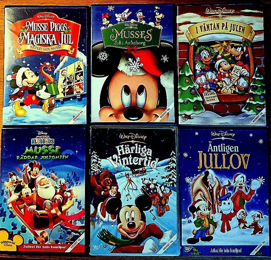 DISNEY TECKNAD JULFILM MUSSES JUL I Ä.. Köp på Tradera