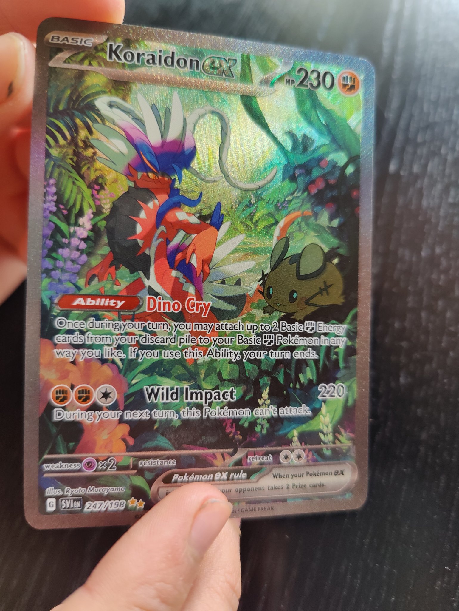 Se produkter som liknar Koraidon ex secret rare alt a.. på Tradera