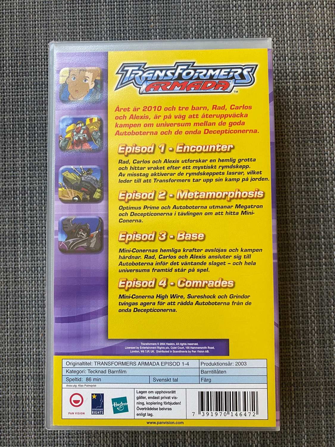 Transformers Armada vol. 1 VHS Köp från Lindes_Fynd på Tradera