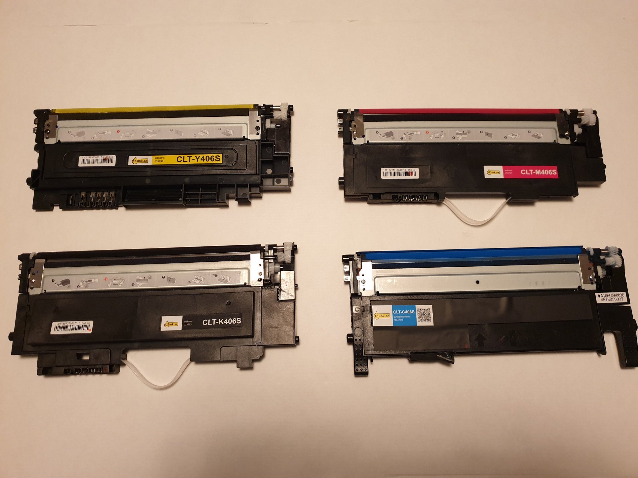 Toner till Samsung skrivare CLT-K406S,CLT-Y406S.. (351465664) ᐈ Köp på ...