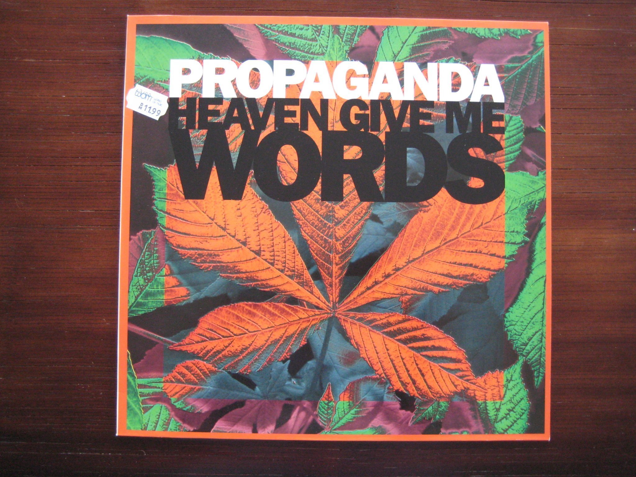 Propaganda Heaven Give Me Words Virgin Reco.. (401513434) ᐈ Köp på Tradera Propaganda Heaven Give Me Words Virgin Reco.. (401513434) ᐈ Köp på Tradera