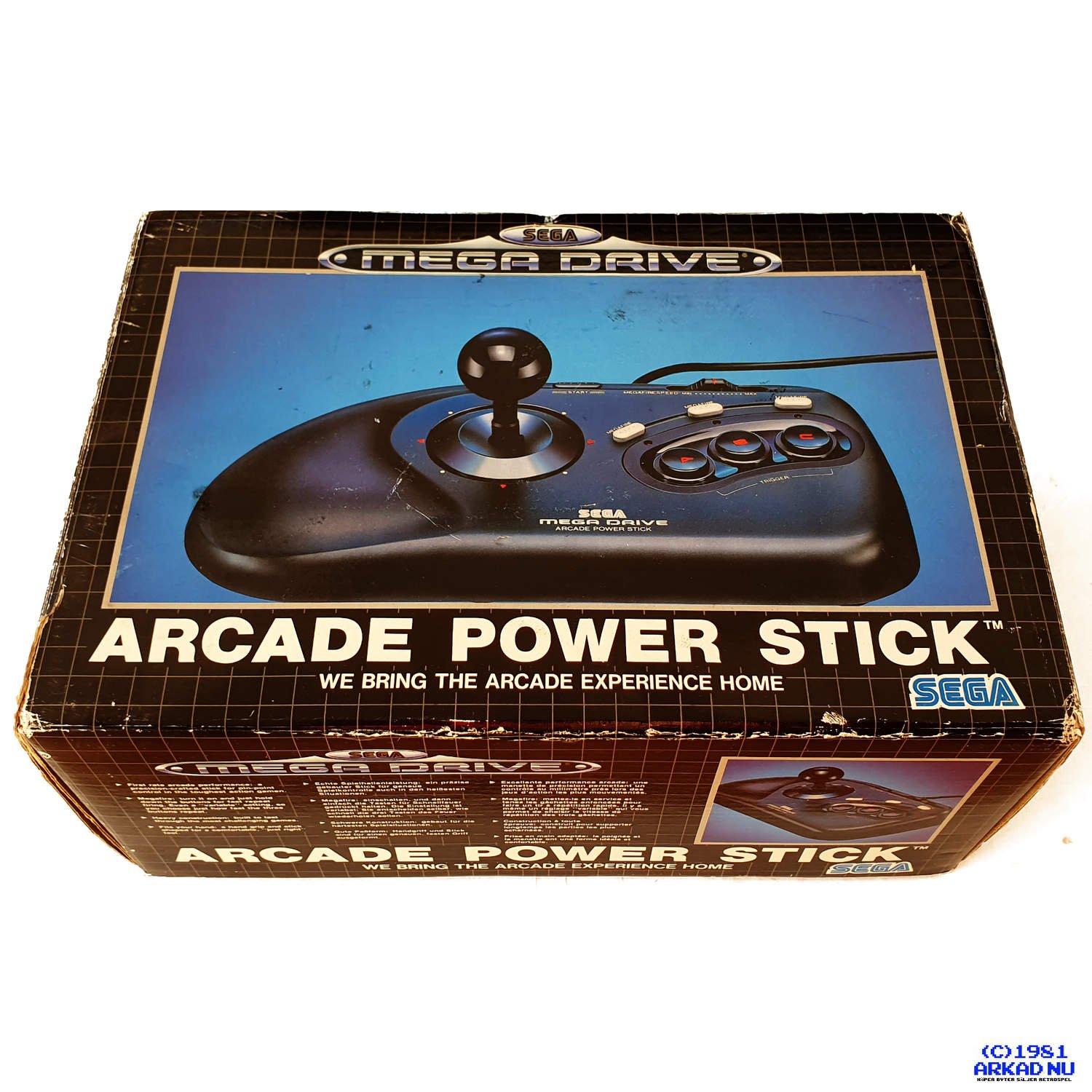 SEGA ARCADE POWER STICK MEGA DRIVE (372143056) ᐈ arkadnu på Tradera
