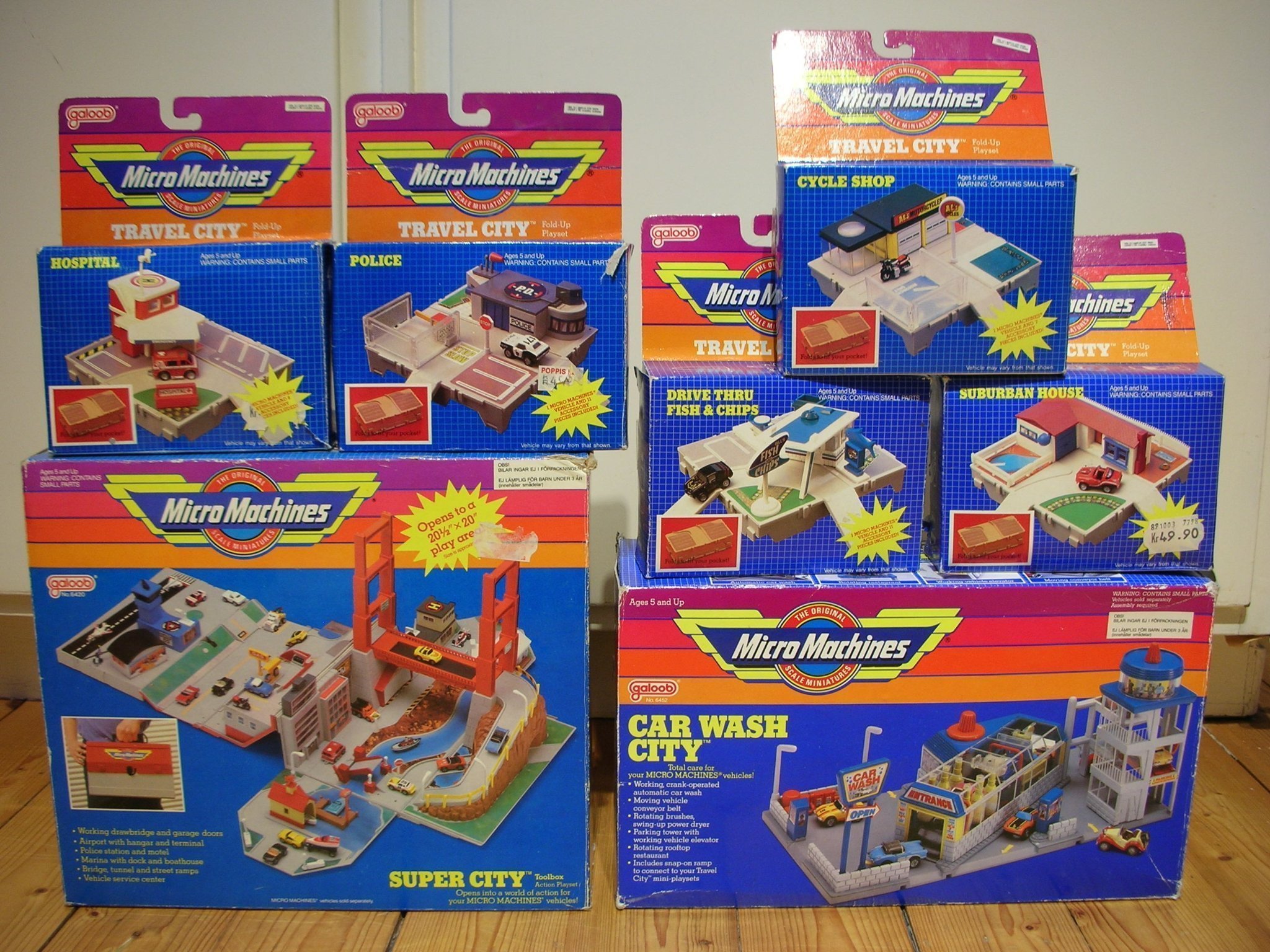 Micro Machines Galoob Super city, Car wash, Pol.. (391311893) ᐈ Köp på