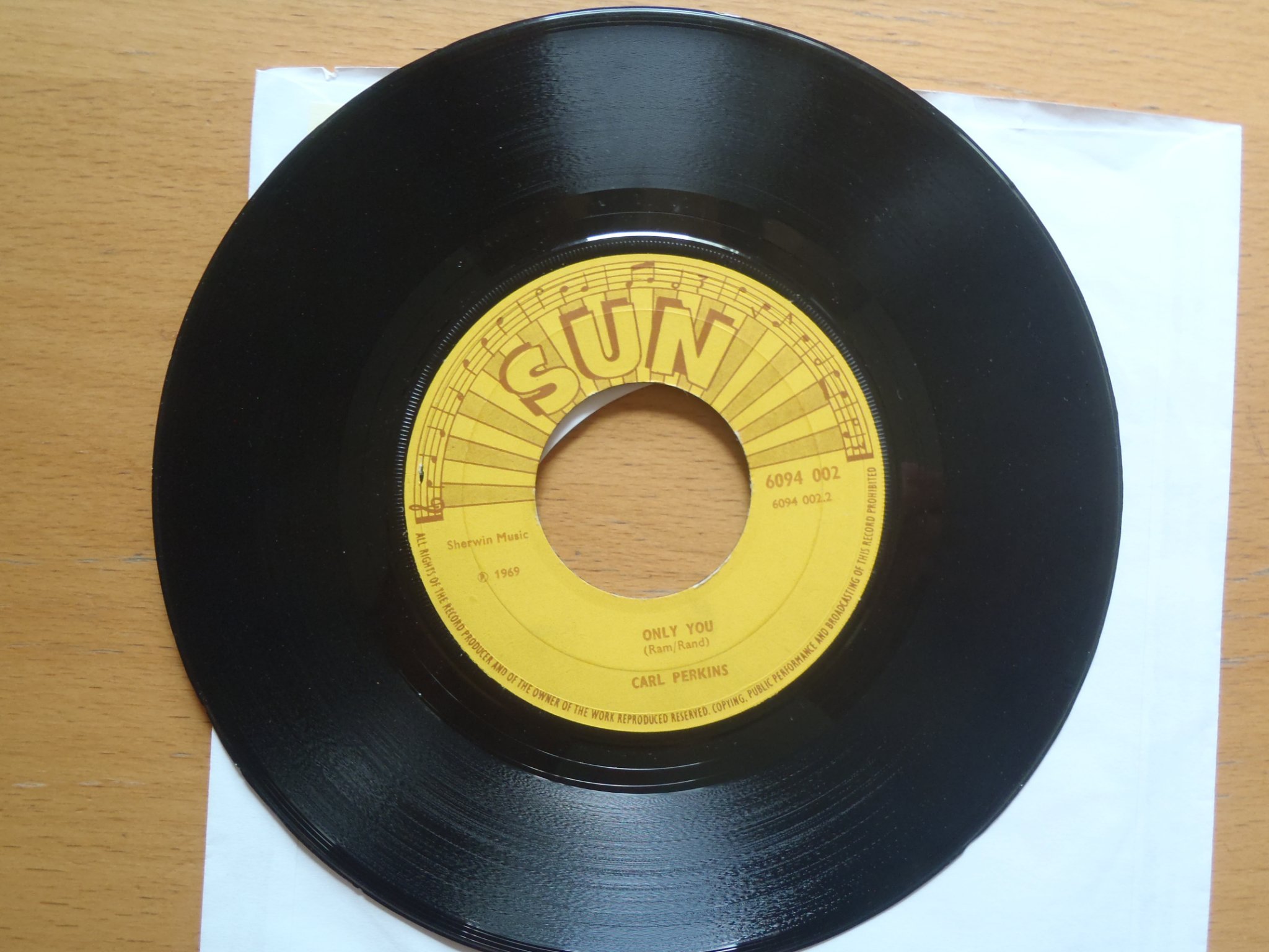 Carl Perkins Blue Suede Shoes / Only you rare.. (407258422