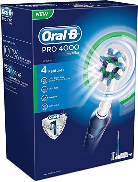 oral b pro 4000 electric toothbrush