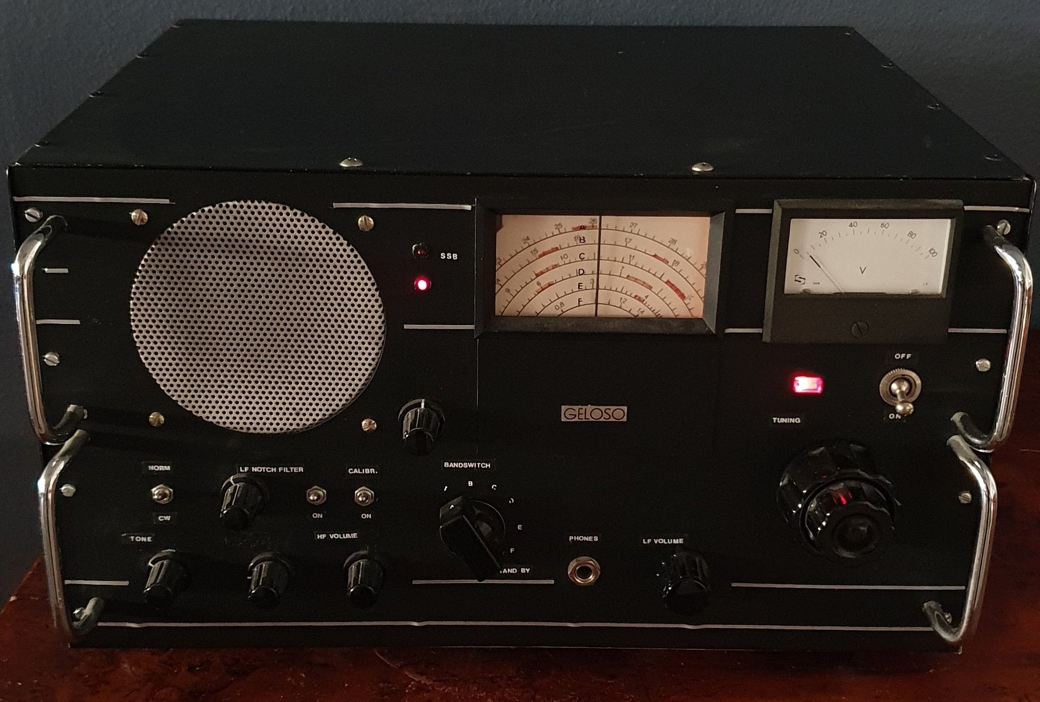 GELOSO KORTVÅGSRADIO, RARE ! , SHORTWAVE RECEIVER, KORTVÅGSMOTTAGARE