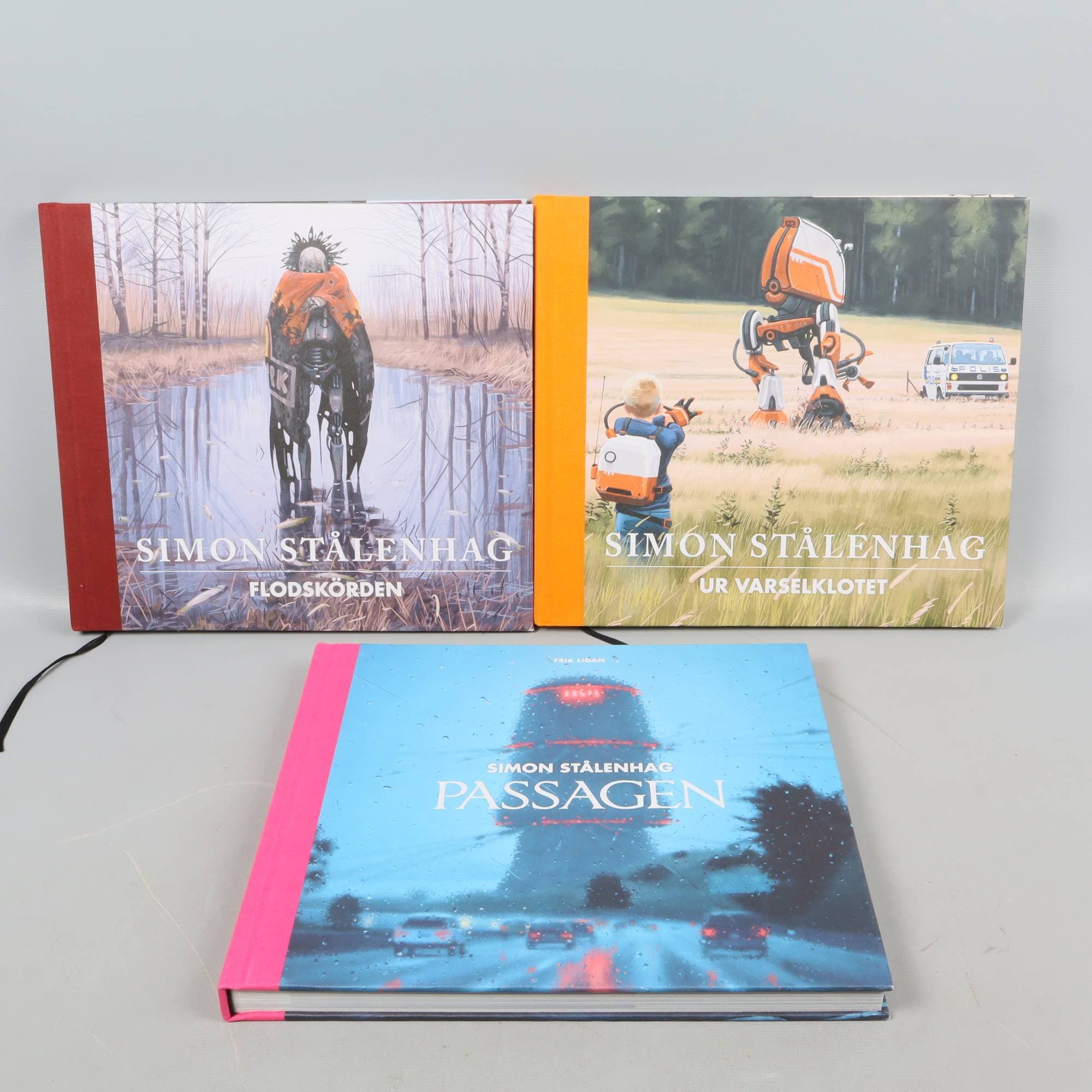 Obra de Simon Stålenhag de la serie Passagen