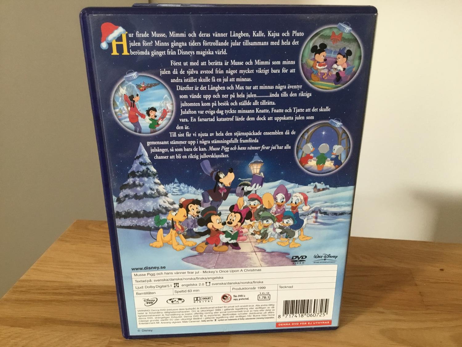 MUSSE PIGG OCH HANS VÄNNER FIRAR JUL DVD Köp på Tradera (567722377)