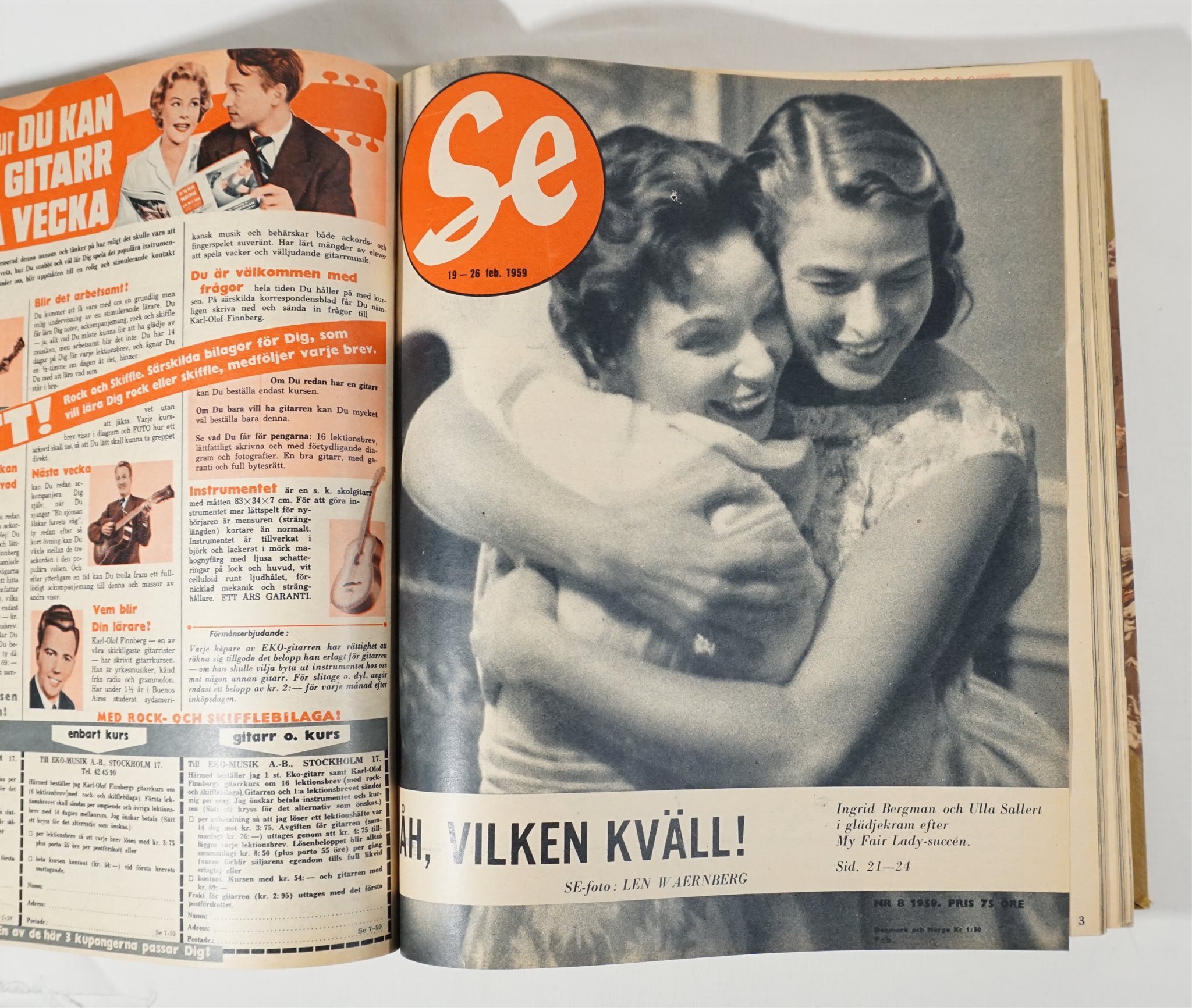 Tidningen SE Inbunden bok bok bok år 1959 1 (av 2) Ingo, Ingrid Bergman osv be7384 Tidningen SE Inbunden bok bok bok år 1959 1 (av 2) Ingo, Ingrid Bergman osv be7384
