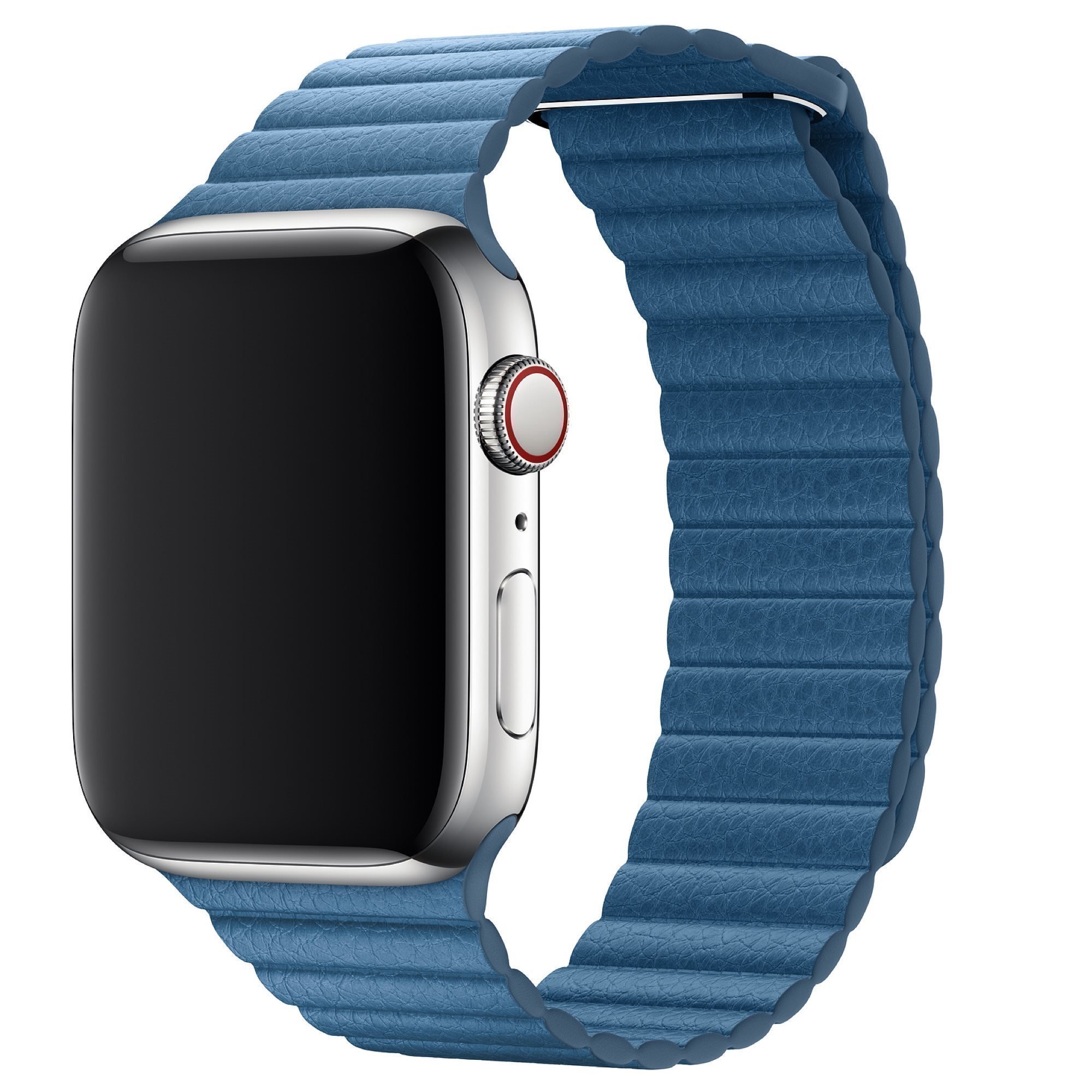 apple watch leather loop midnight blue