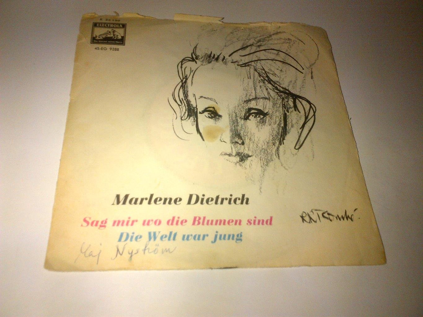 Marlene Dietrich - Sag Mir Wo Die Blumen Sind (265900424) ᐈ Köp på Tradera
