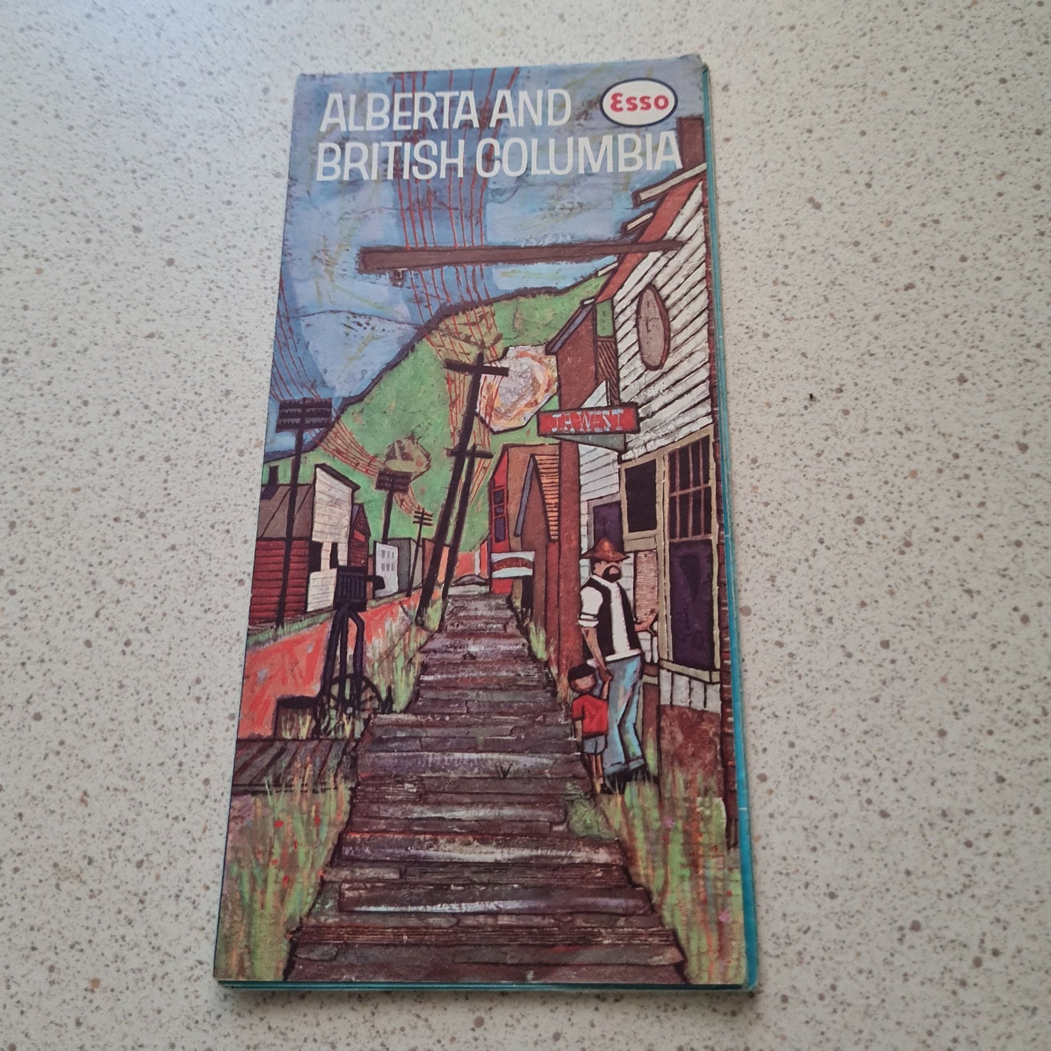 Atlas karta från Esso Alberta and British Colum.. Köp på Tradera