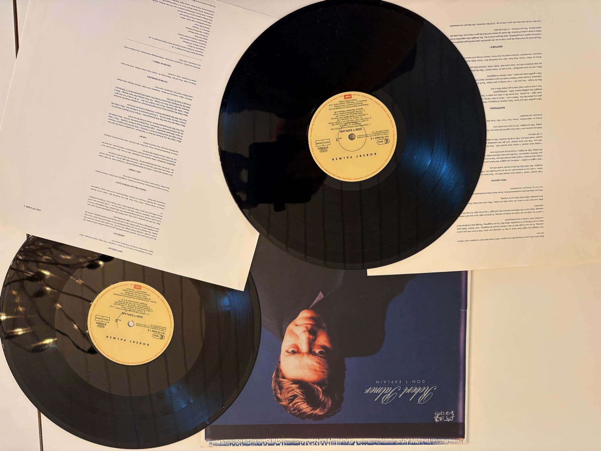 Robert Palmerin Don't Explain -kaksinkertainen vinyyli saatavilla