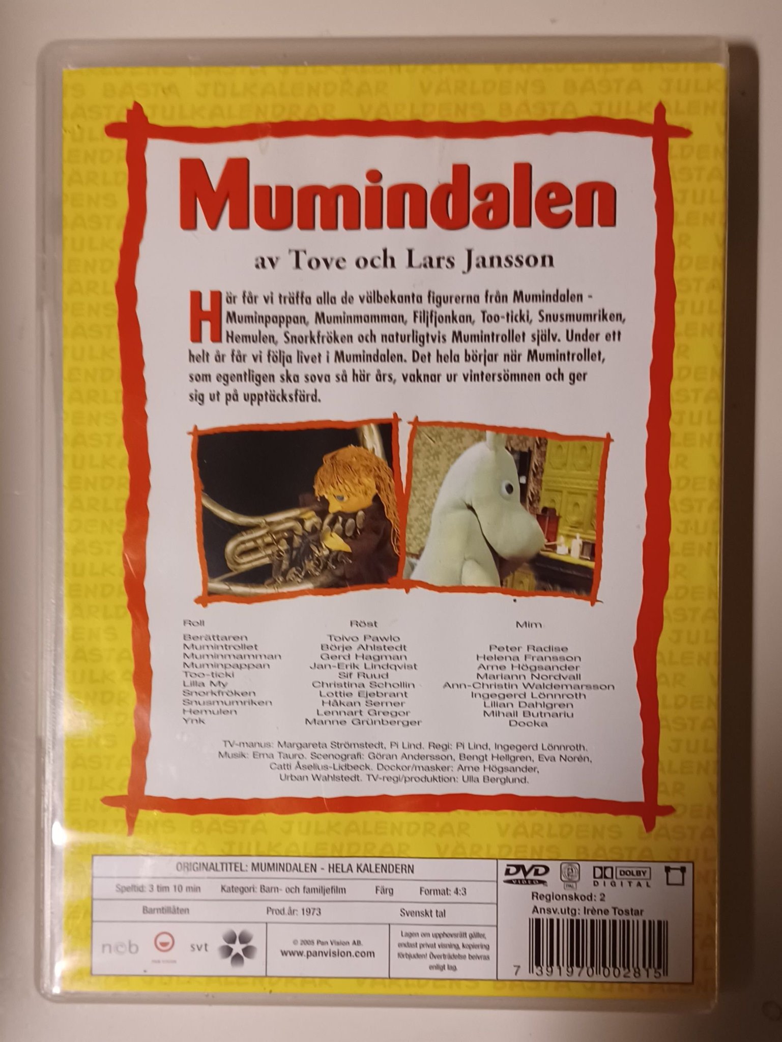 Mumindalen julkalendern dvd från 1973 Köp på Tradera (571725103)