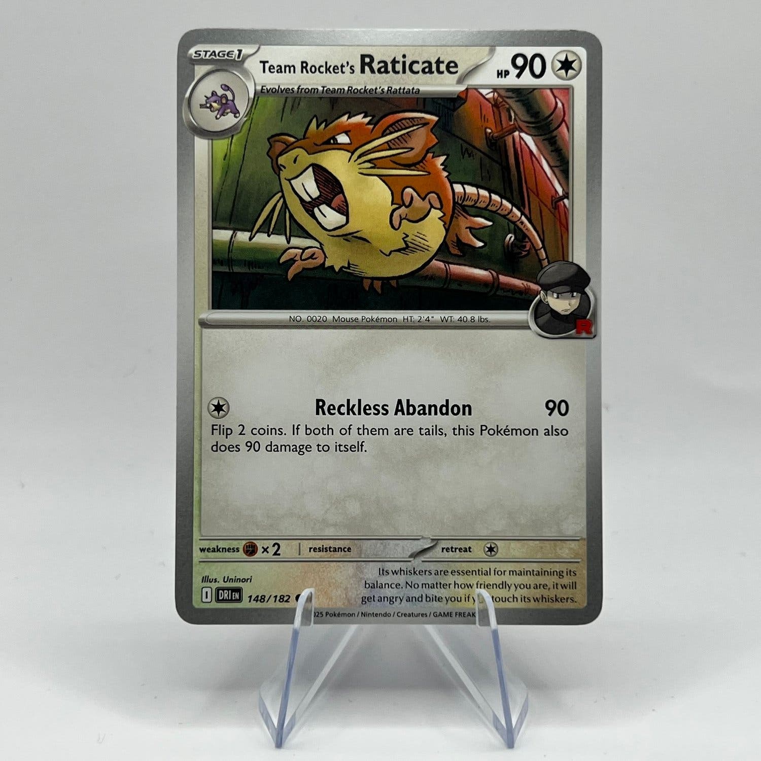 Rocket Raticate Team Rocket´s Raticate - 148/182 - Destined Riv.. | Köp på Tradera ...