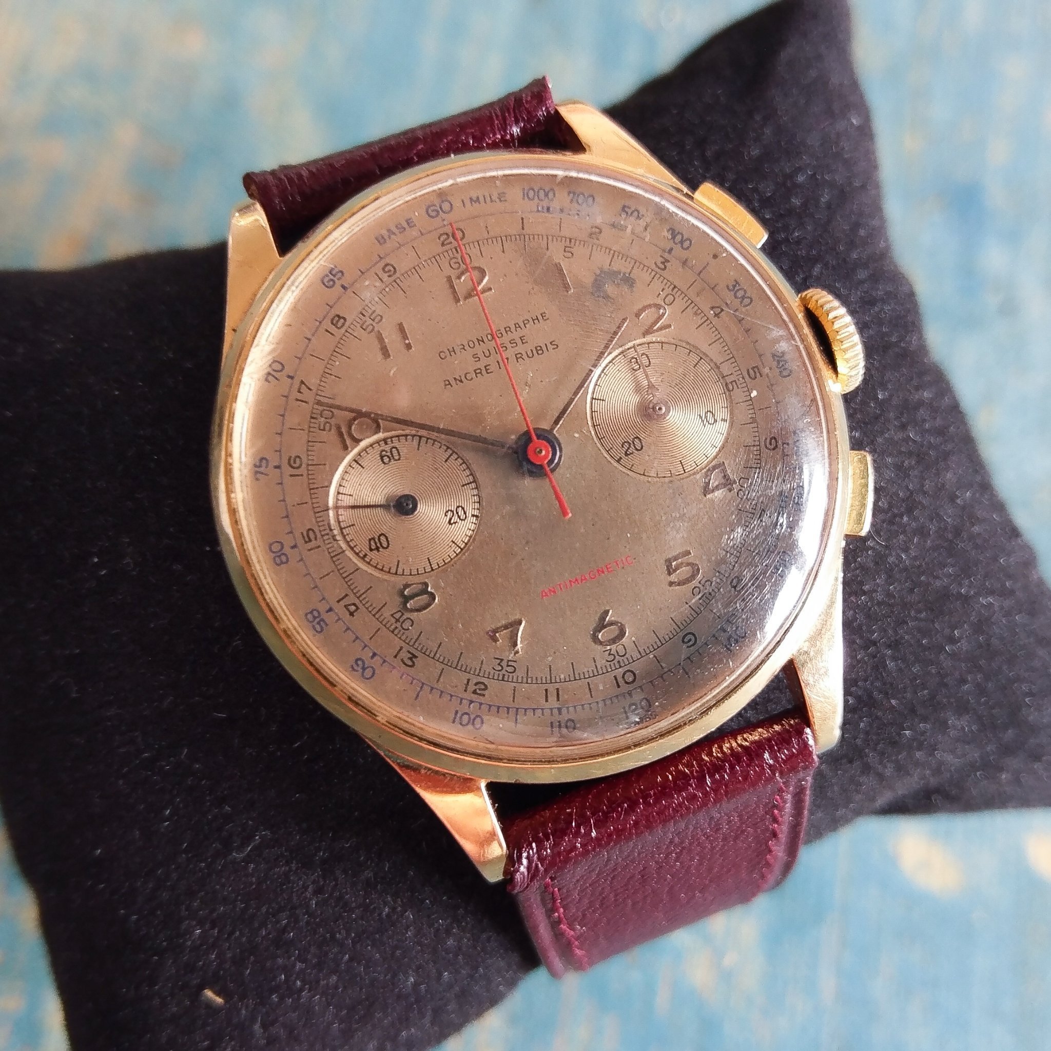 mouvement suisse montre