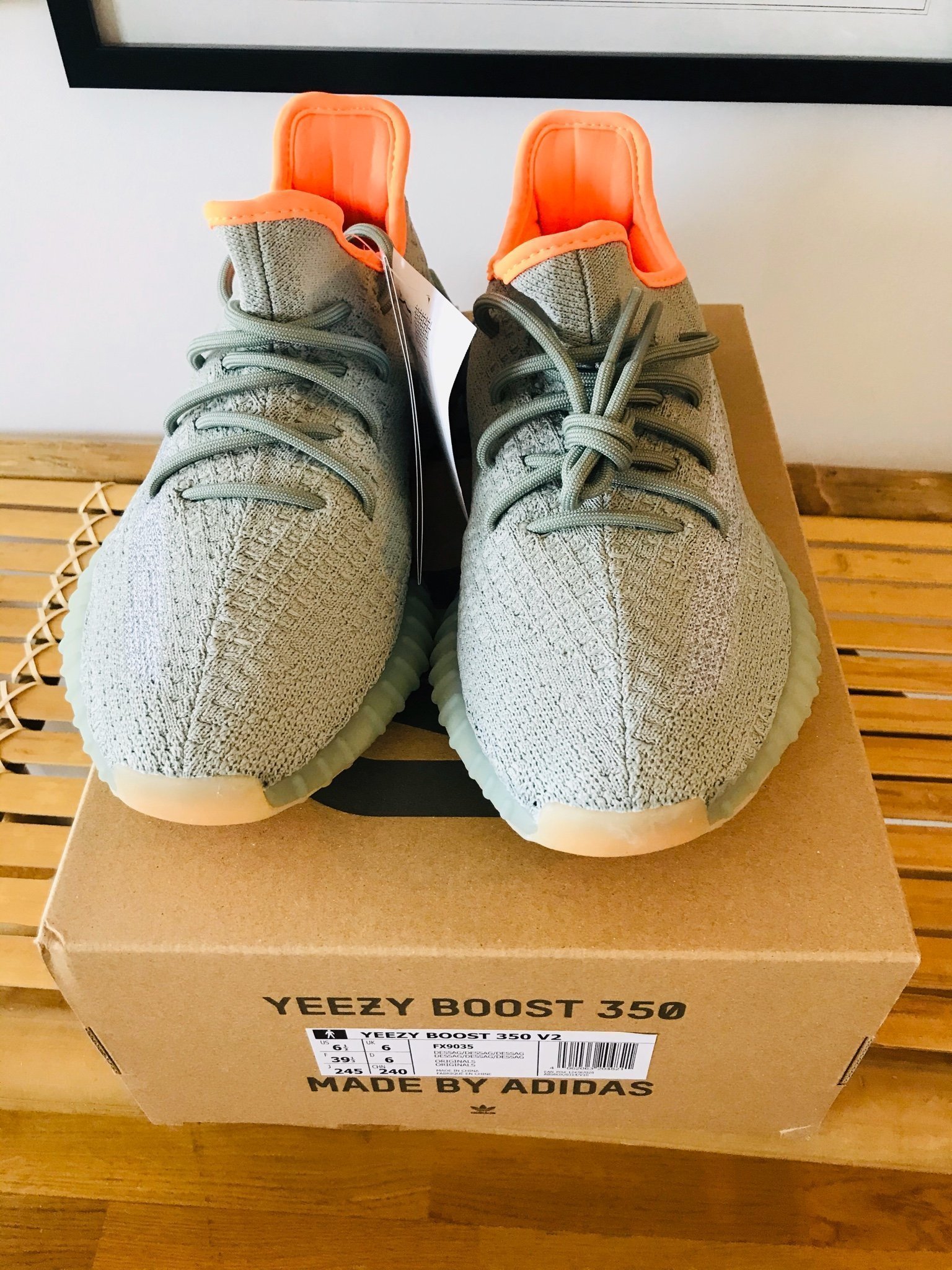 YEEZY 350 DESERT SAGE US6.5 (407733596) á KÃ¶p pÃ¥ Tradera
