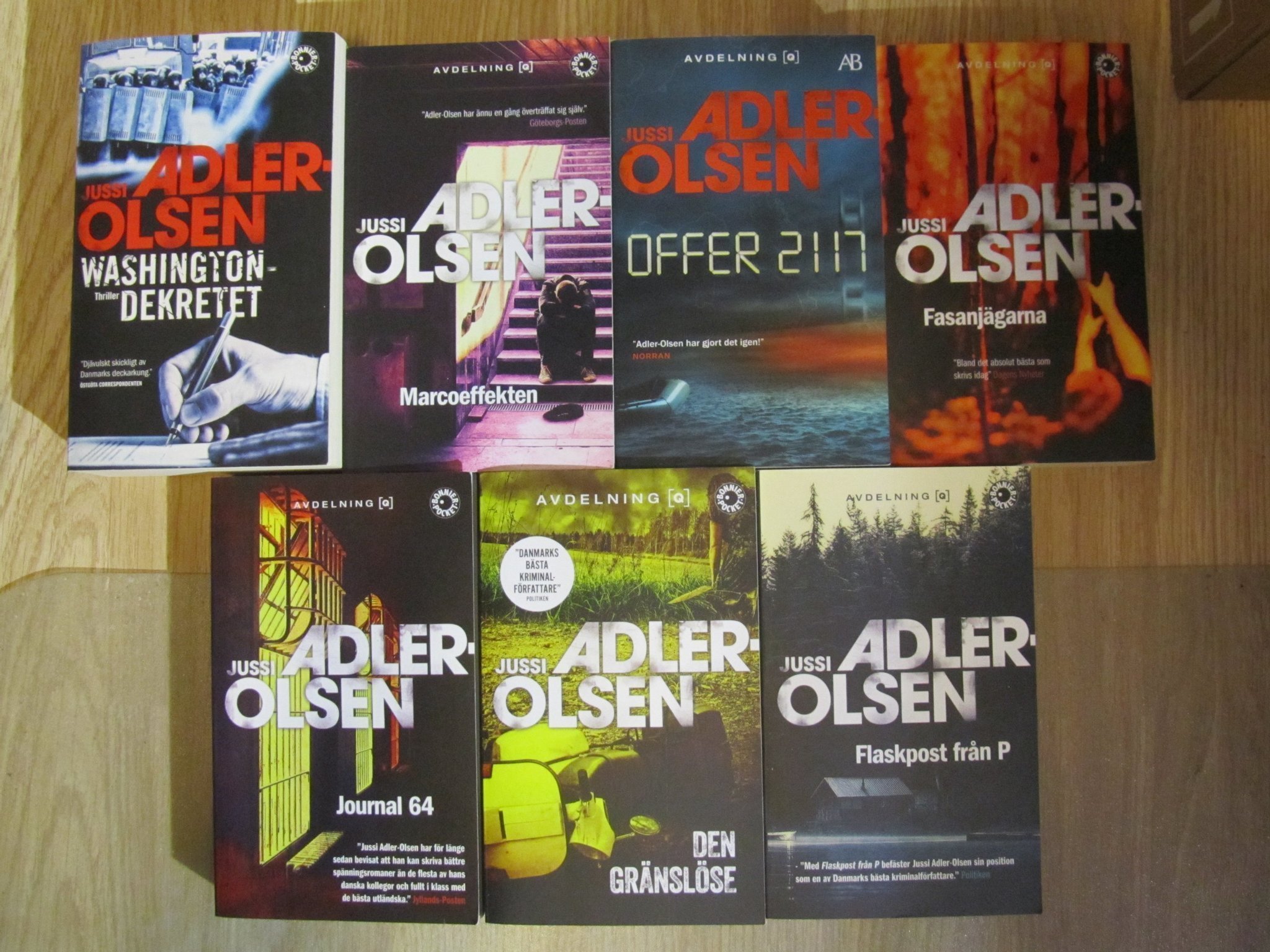 Jussi Adler-Olsen - 7 x pocket. | Köp på Tradera (587838905)