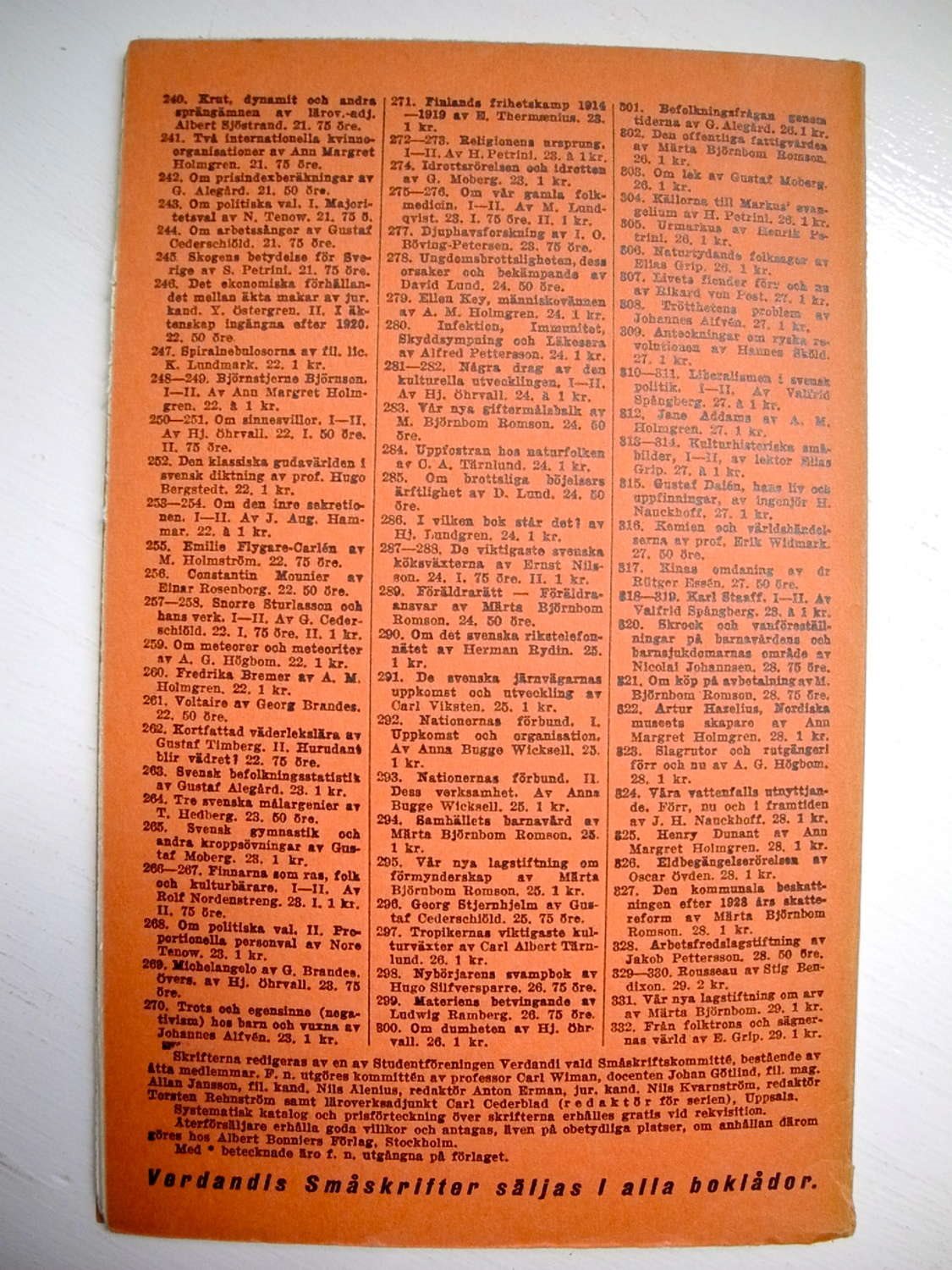 VERDANDIS SMÅSKRIFTER 331 VÅR VÅR VÅR NYA LAGSTIFTNING OM ARV Märta Björnbom 1929 e9e0fa VERDANDIS SMÅSKRIFTER 331 VÅR VÅR VÅR NYA LAGSTIFTNING OM ARV Märta Björnbom 1929 e9e0fa