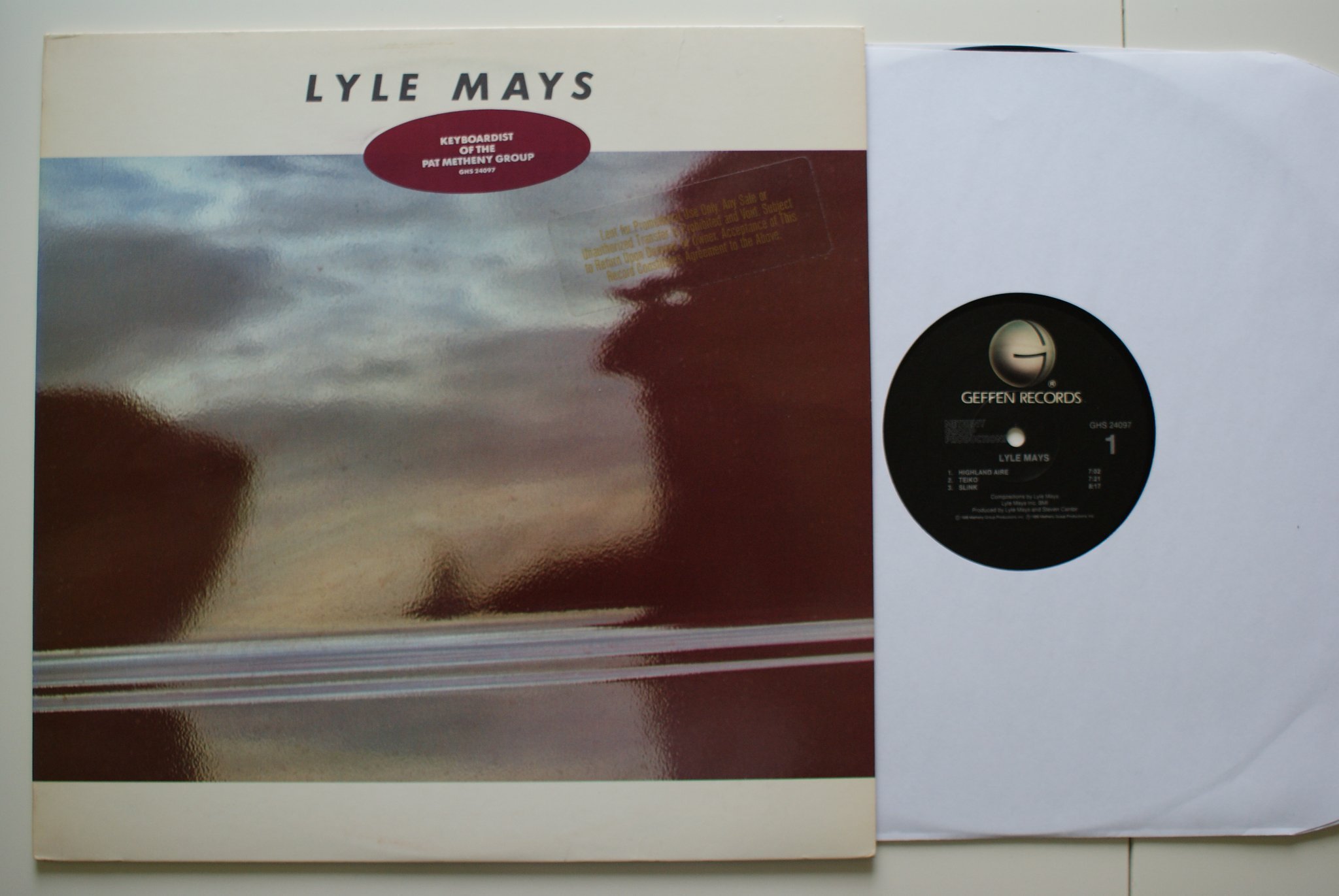 LYLE MAYS SELF TITLED LP 1986 GEFFEN GHS 24097 .. (410044759) ᐈ Köp på Tradera