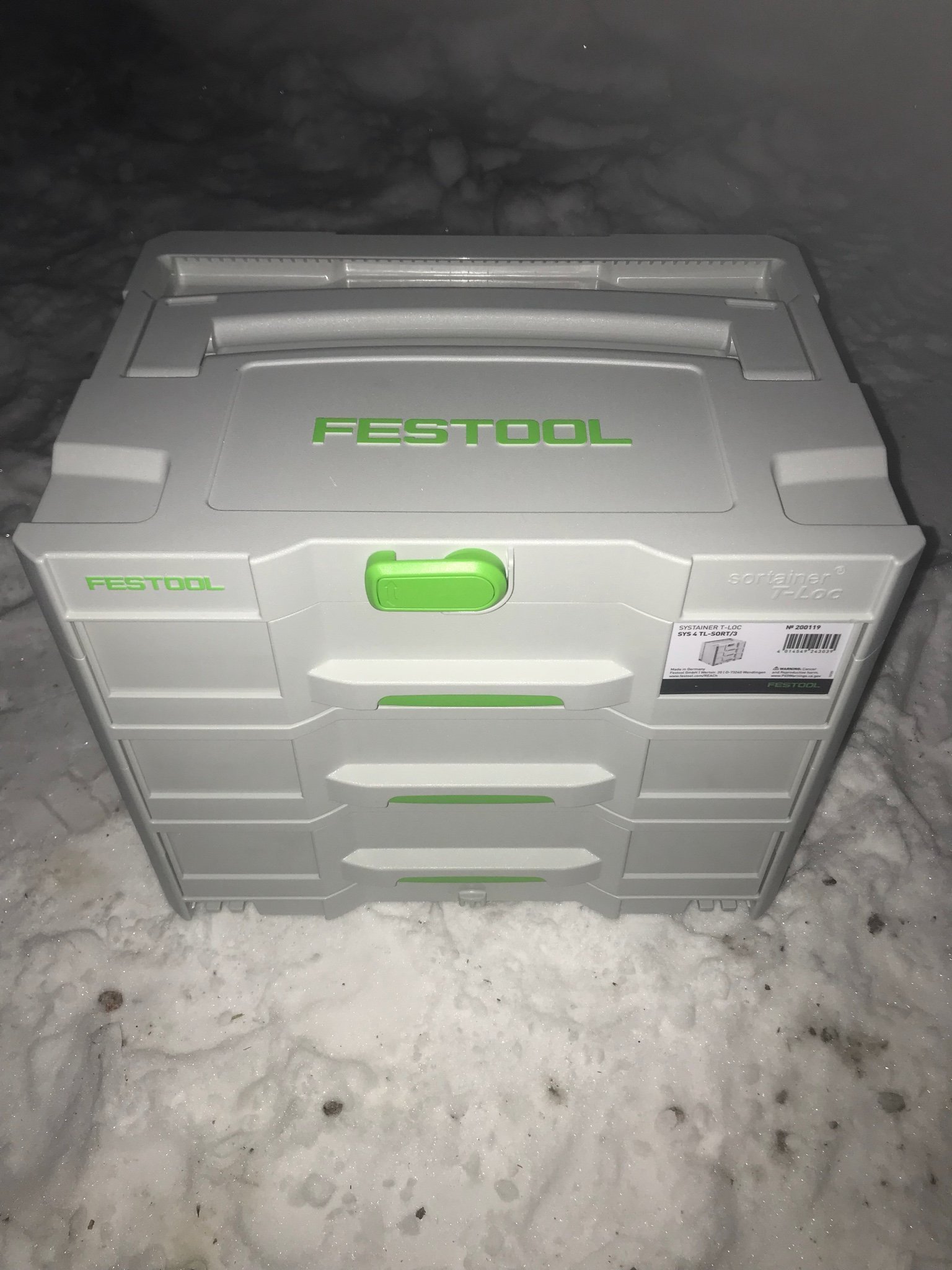 Festool systainer t-loc sys 4 TL-Sort /3 (376075205) ᐈ Köp på Tradera